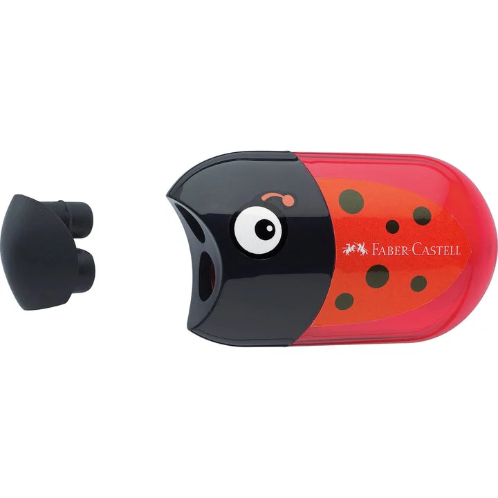 Faber-Castell Double Hole Sharpener with Eraser - Image 5