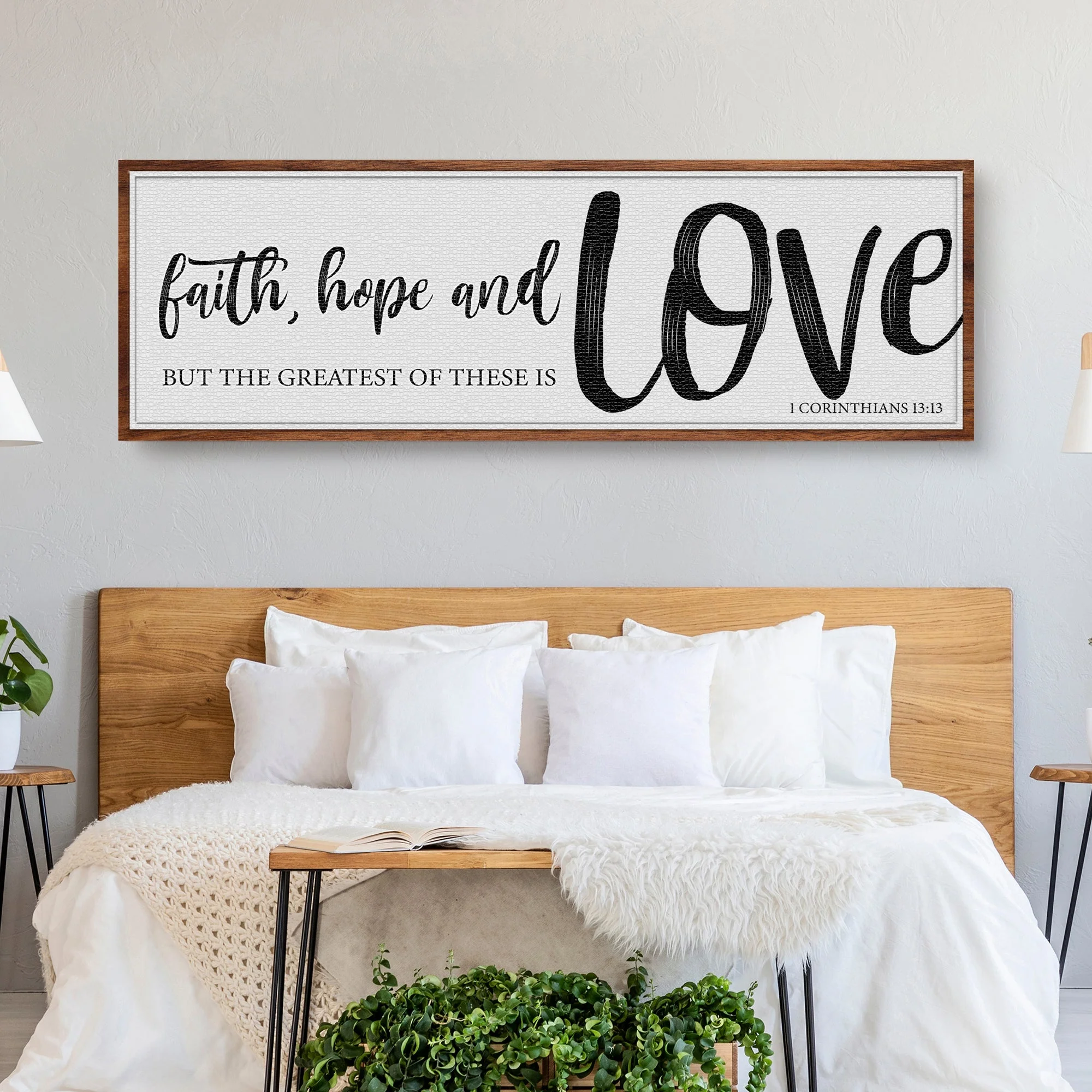 Faith Hope And Love 1 Corinthians 13:13 Faith Sign II - Image 2