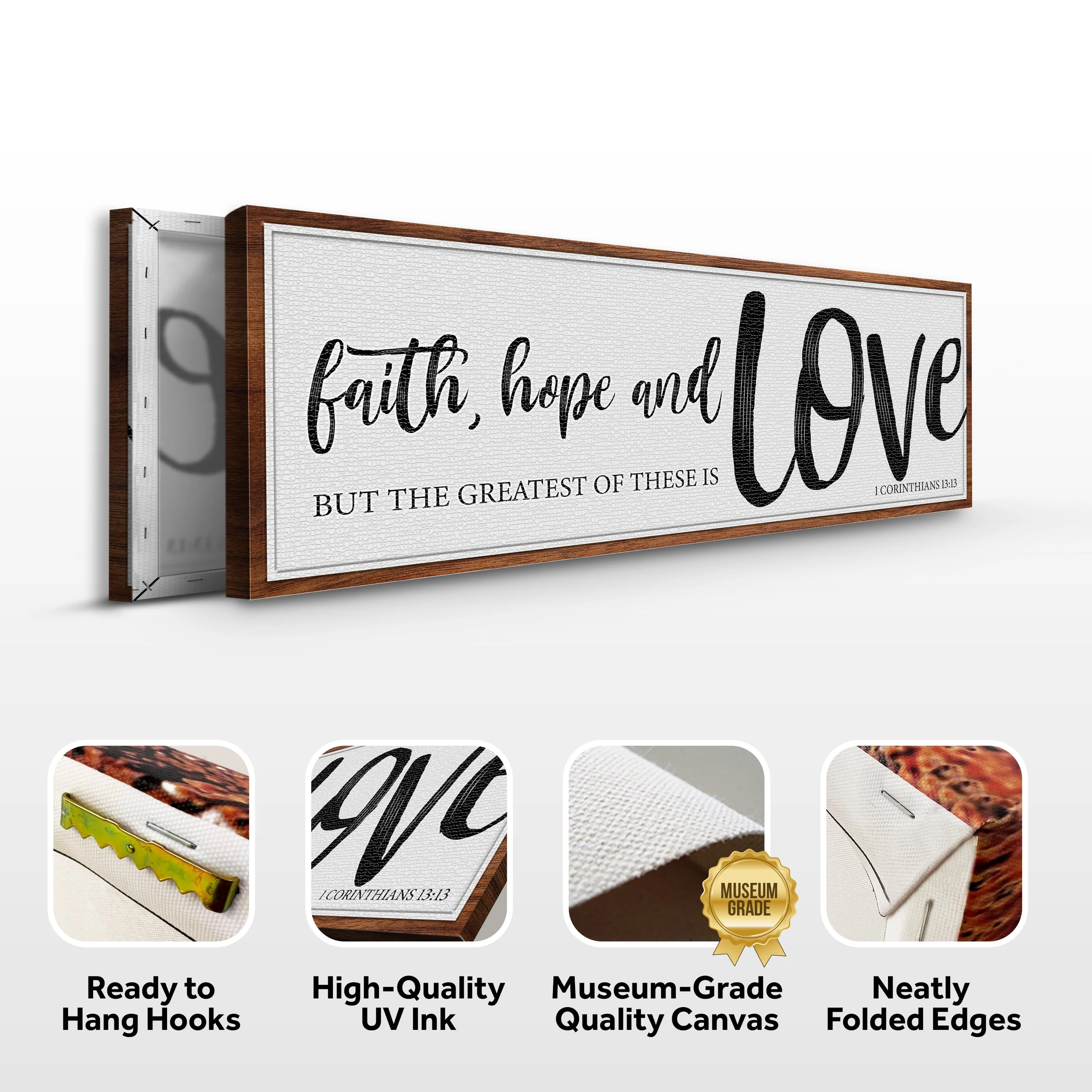 Faith Hope And Love 1 Corinthians 13:13 Faith Sign II - Image 6