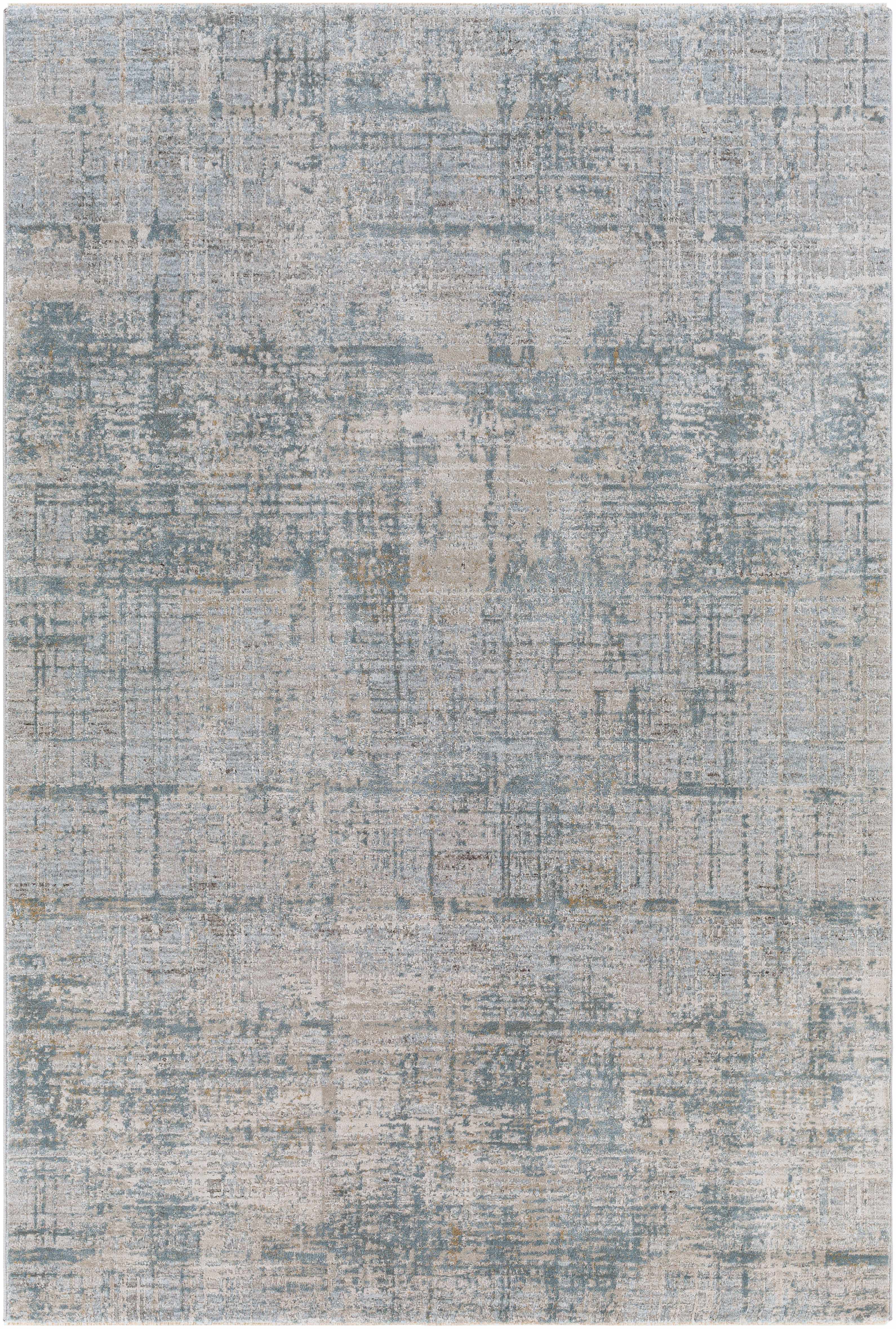 Fallin Gray Abstract Striped Luxe Rug - Image 19