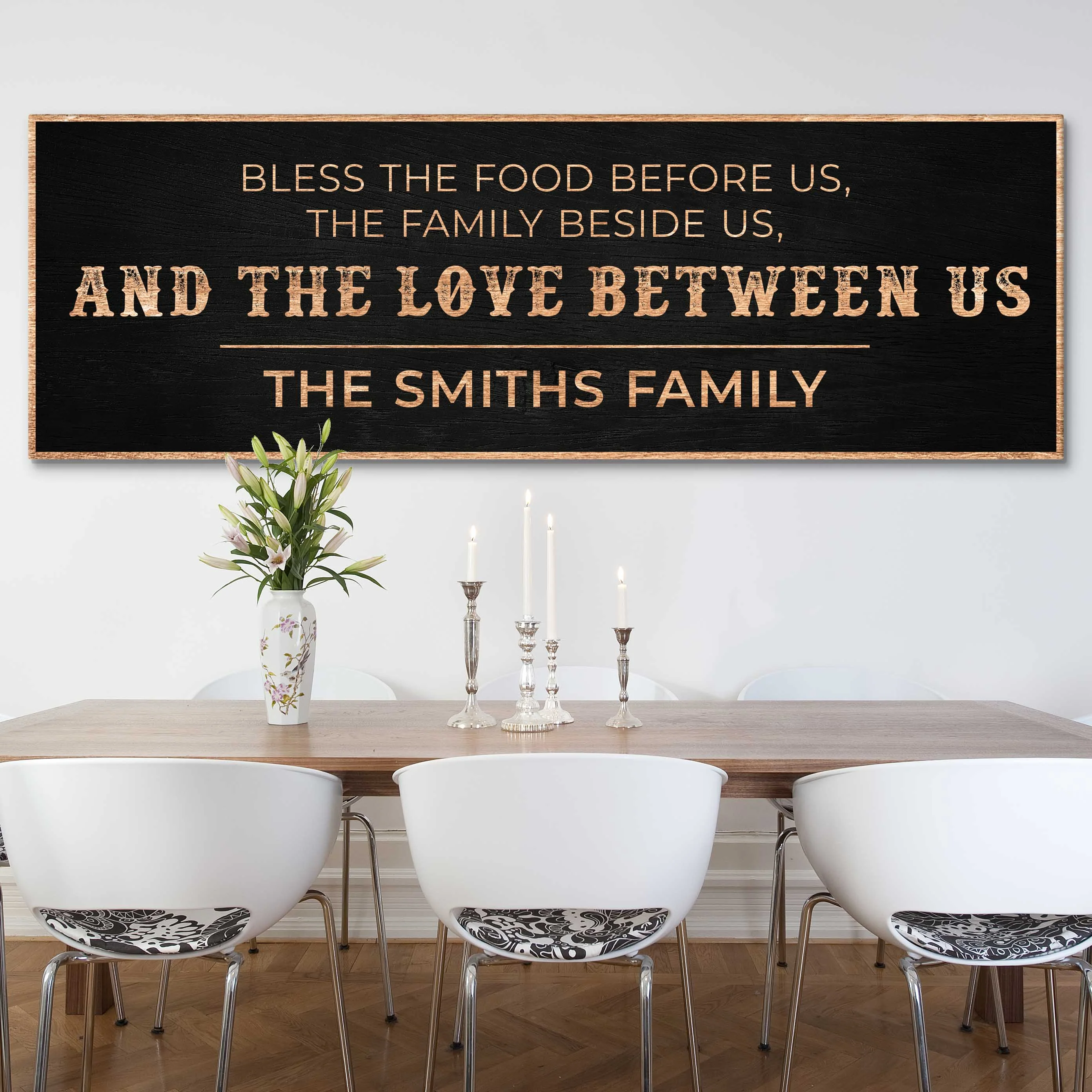 Family Blessing: Bless the Food Sign