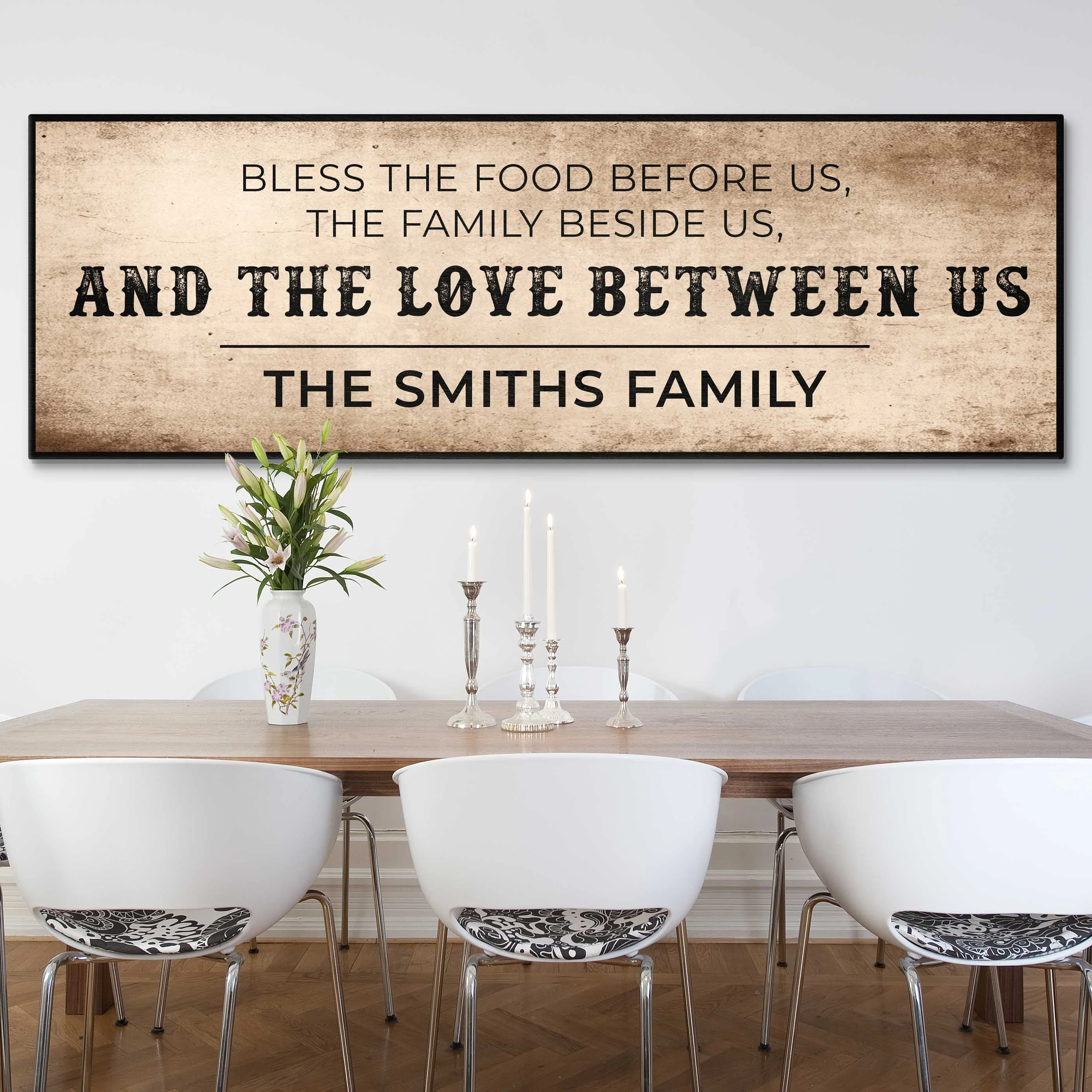 Family Blessing: Bless the Food Sign - Image 6