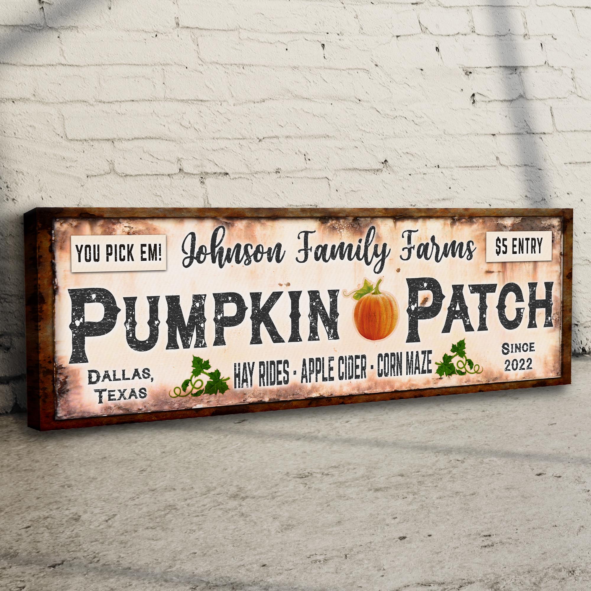 Family Farms Pumpkin Patch Sign - Image 3