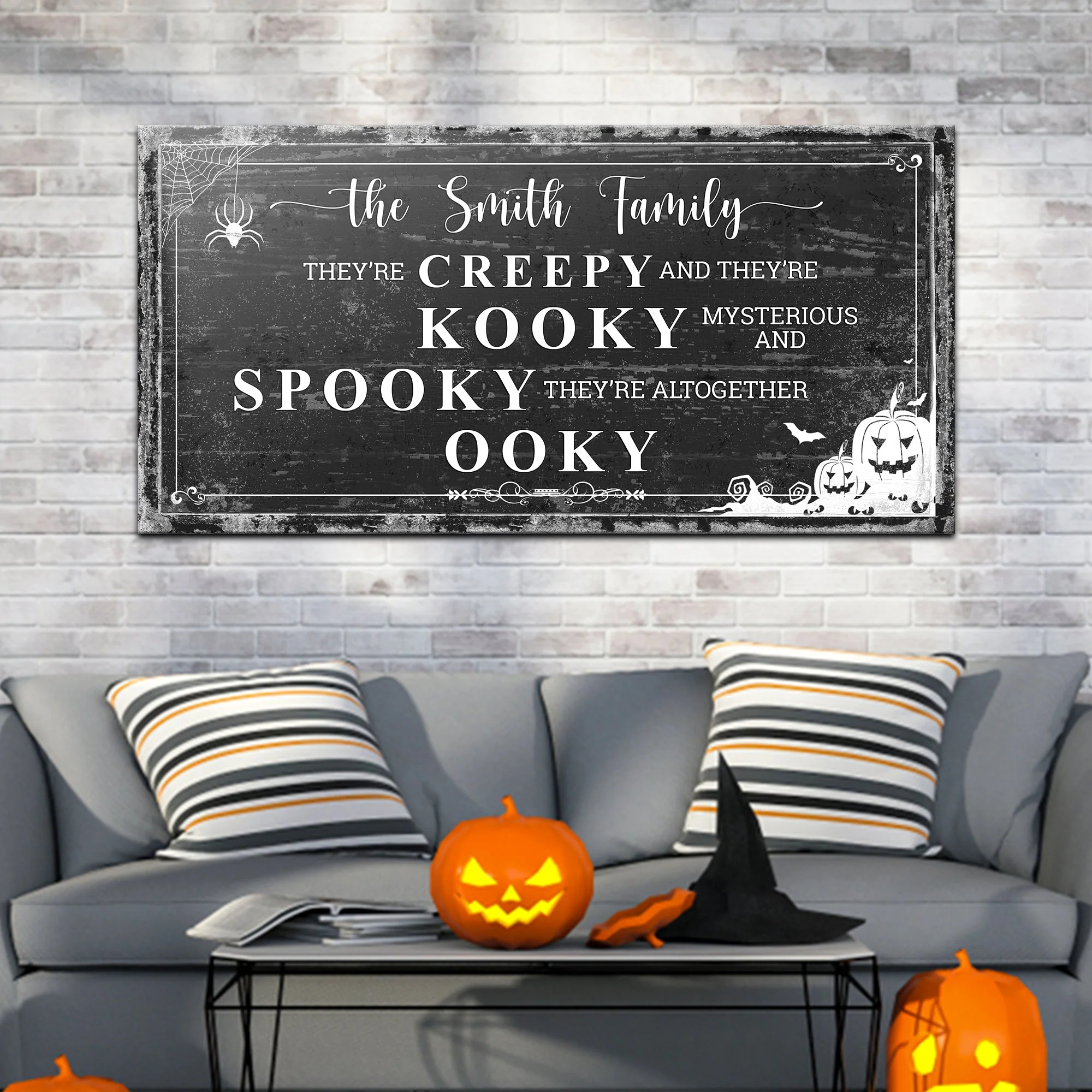 Family Halloween Sign - Image 6