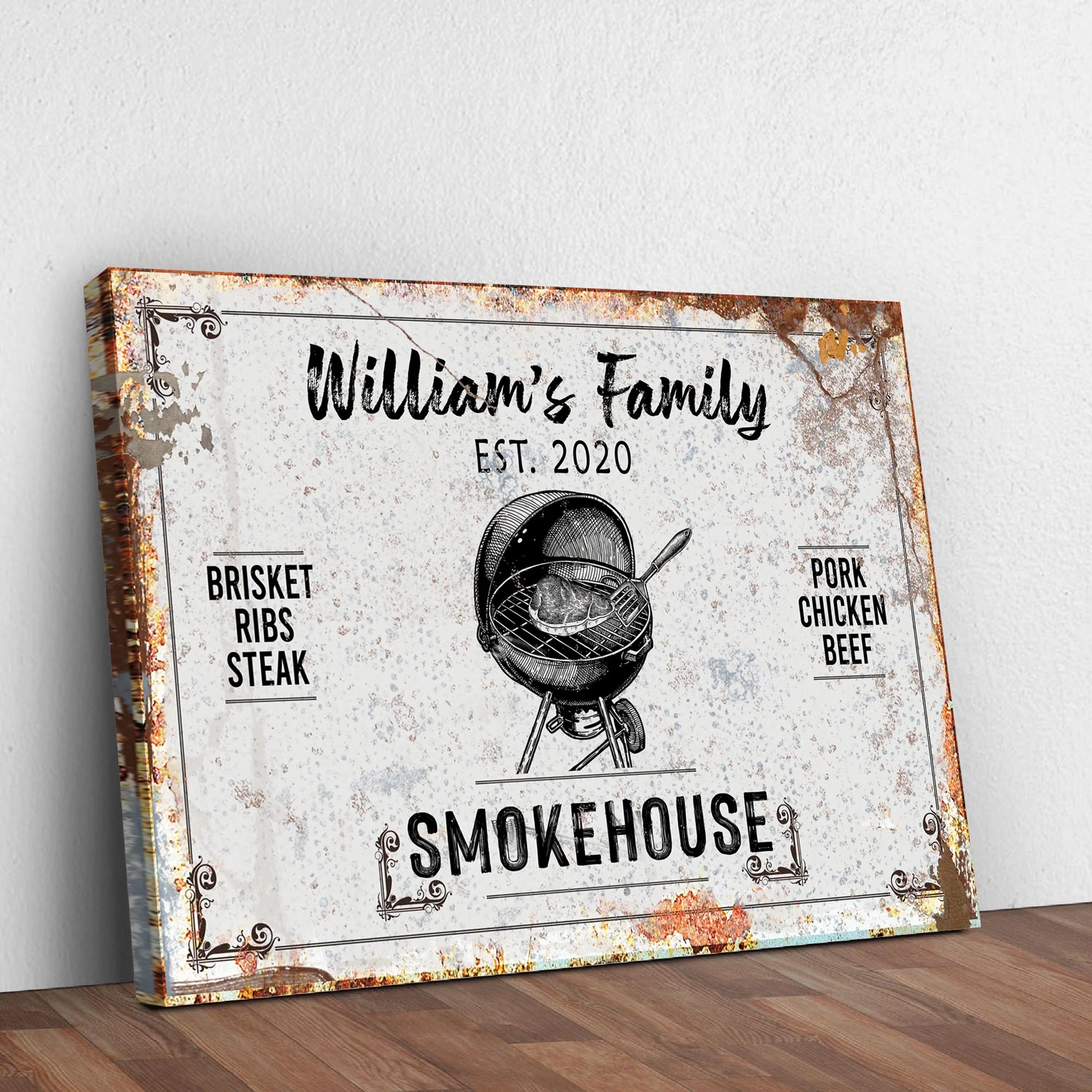 Family Smokehouse Sign II - Image 3