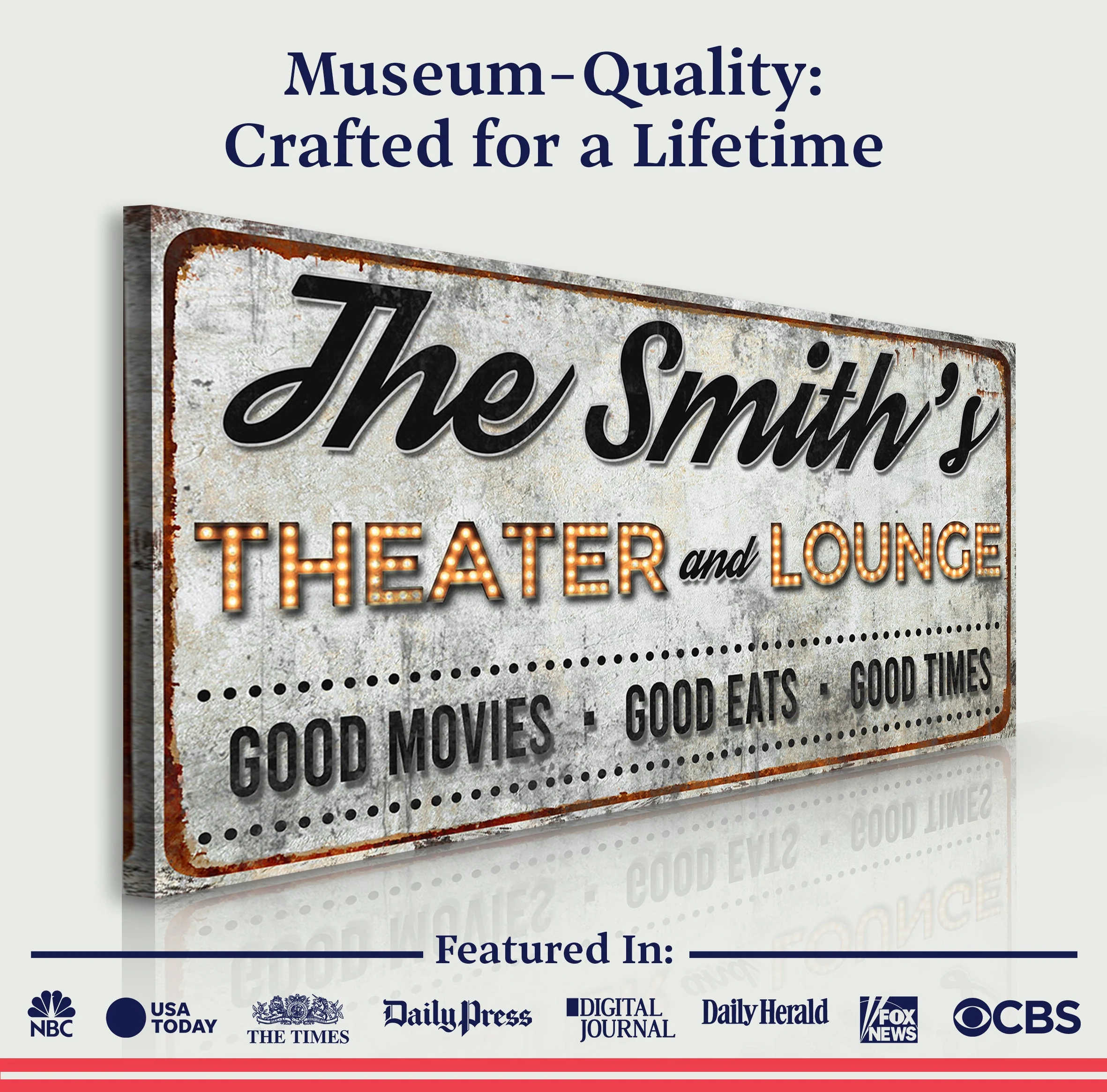 Family Theater and Lounge IV Sign - Image 3