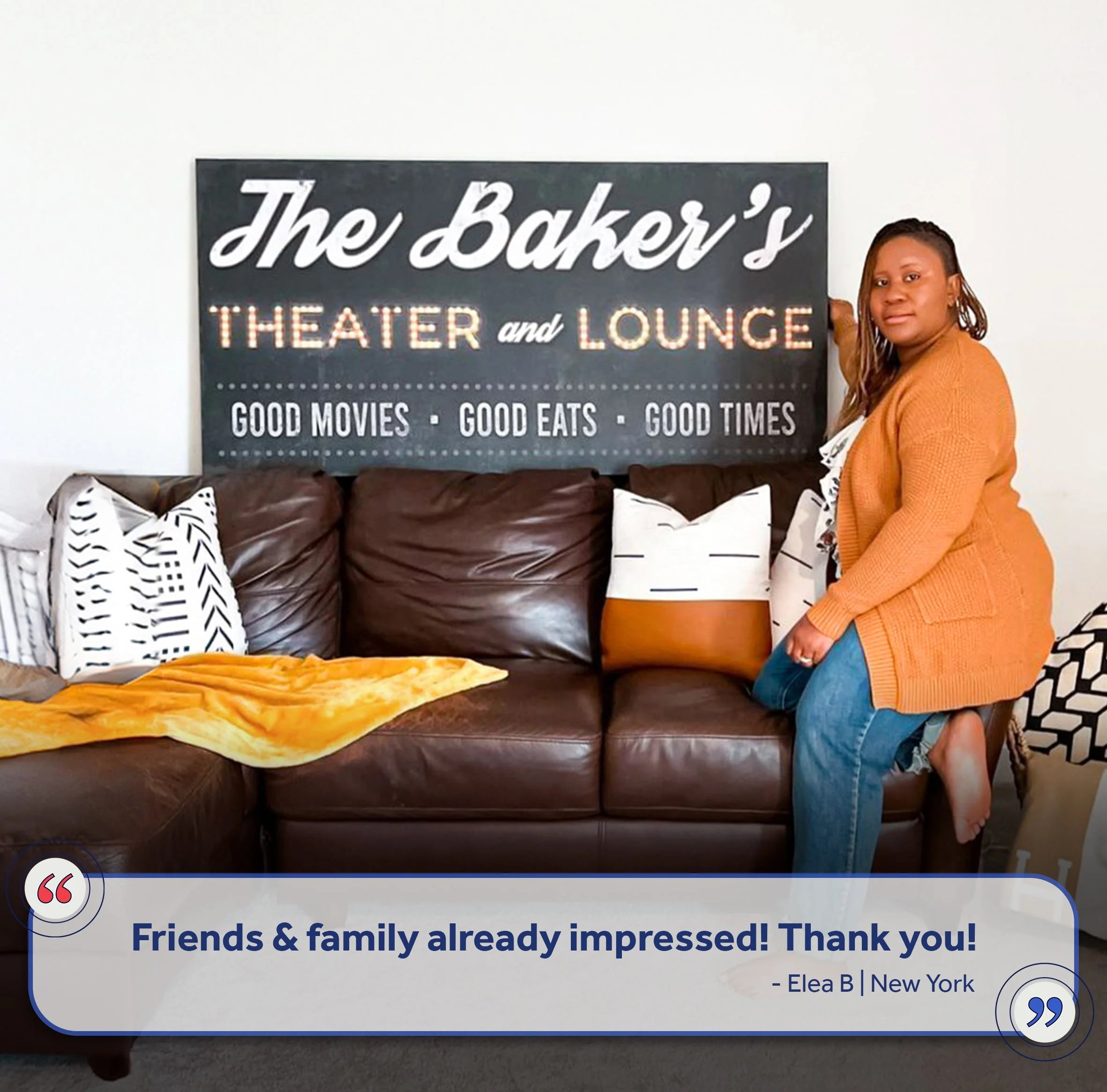 Family Theater and Lounge Sign III - Image 7
