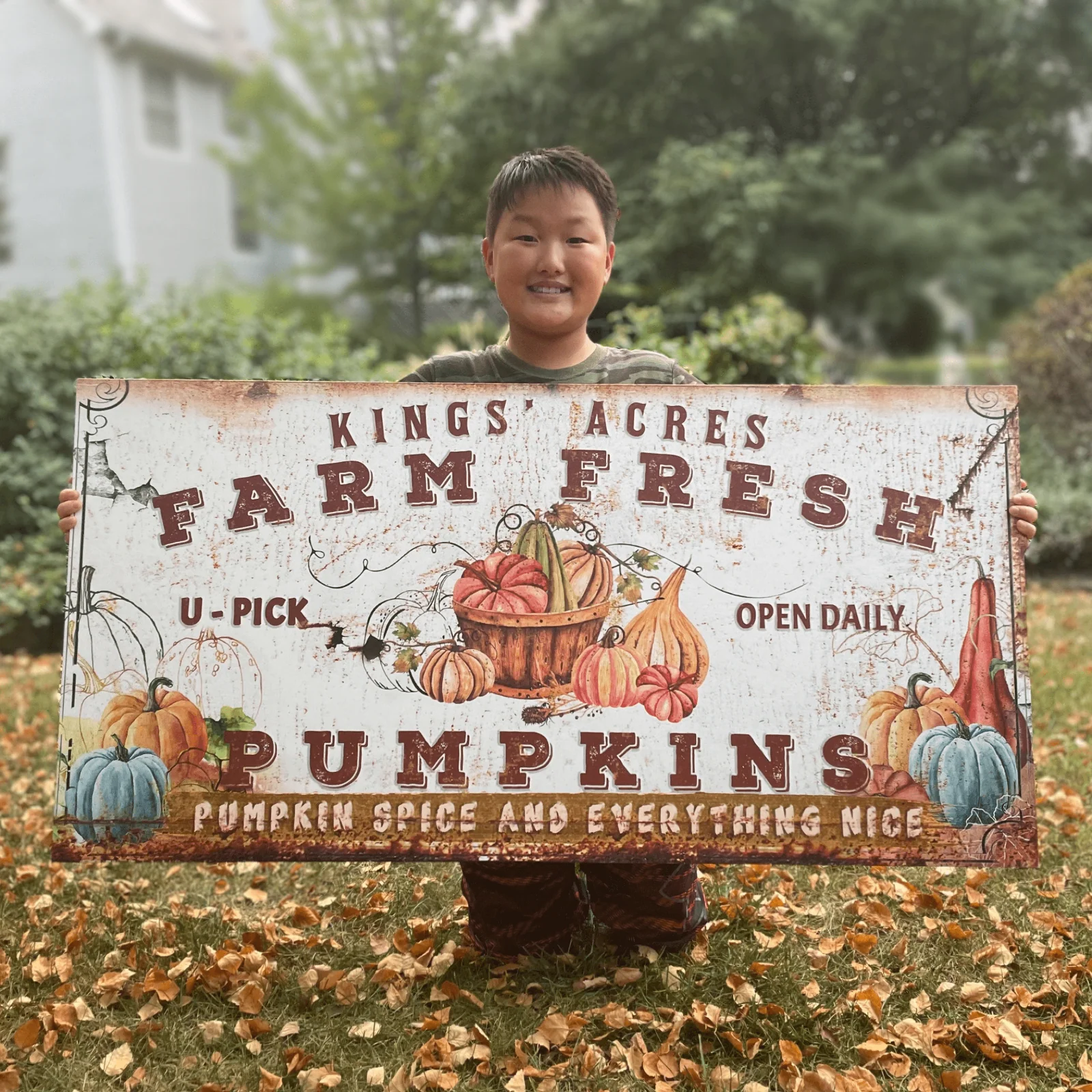 Farm Fresh Pumpkins Sign - Image 2
