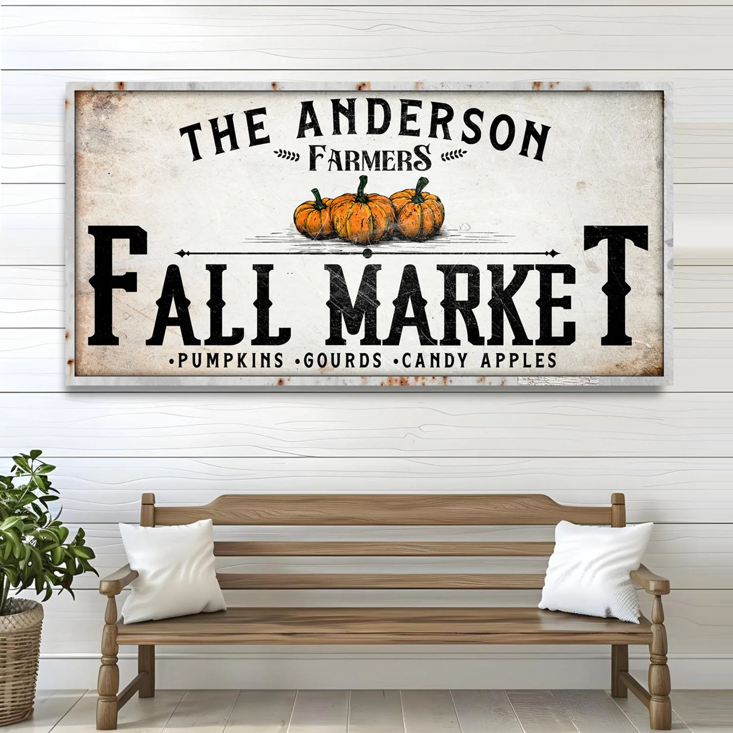 Farmers Fall Market Sign - Image 3