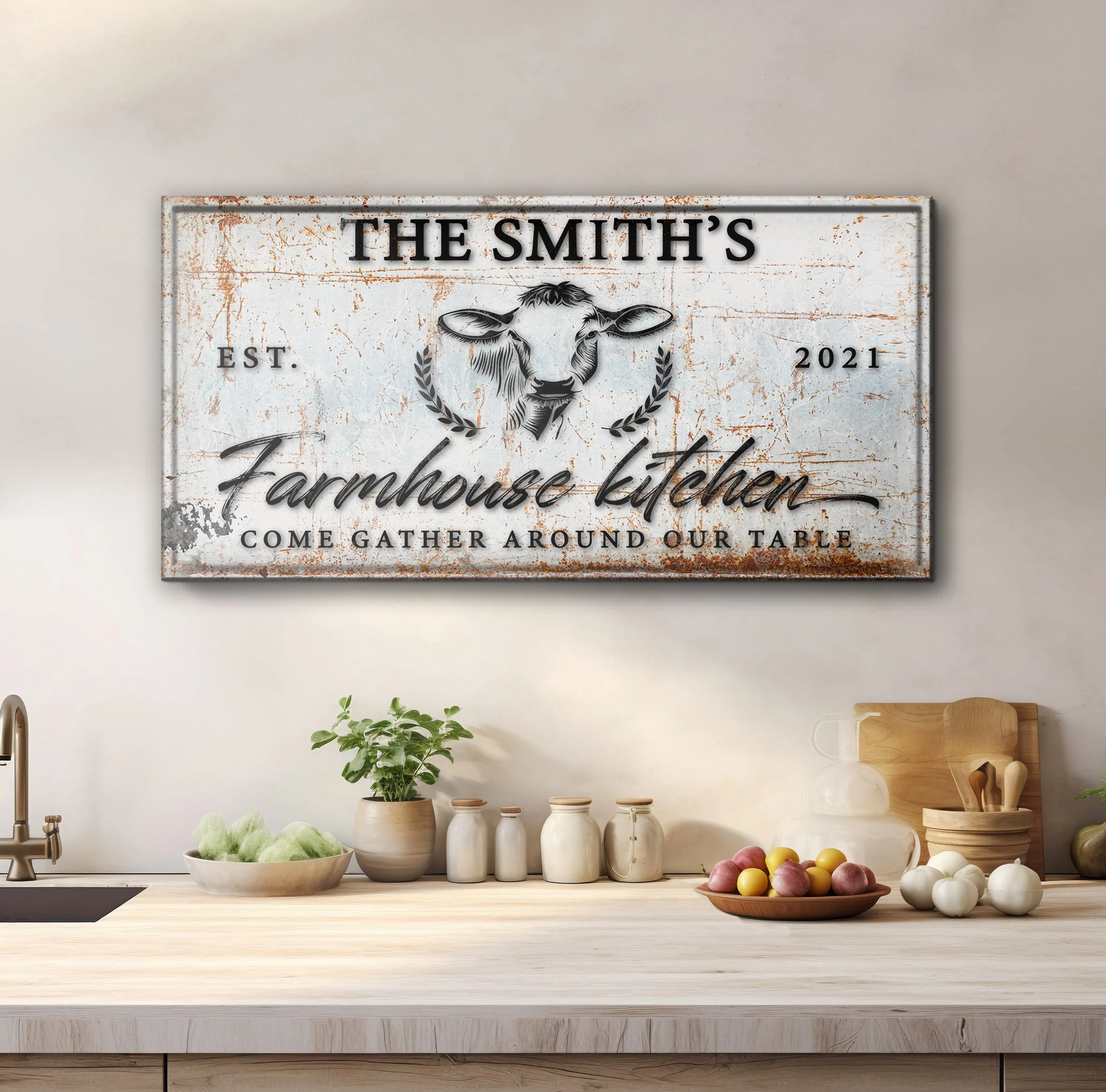 Farmhouse Kitchen Sign - Image 2