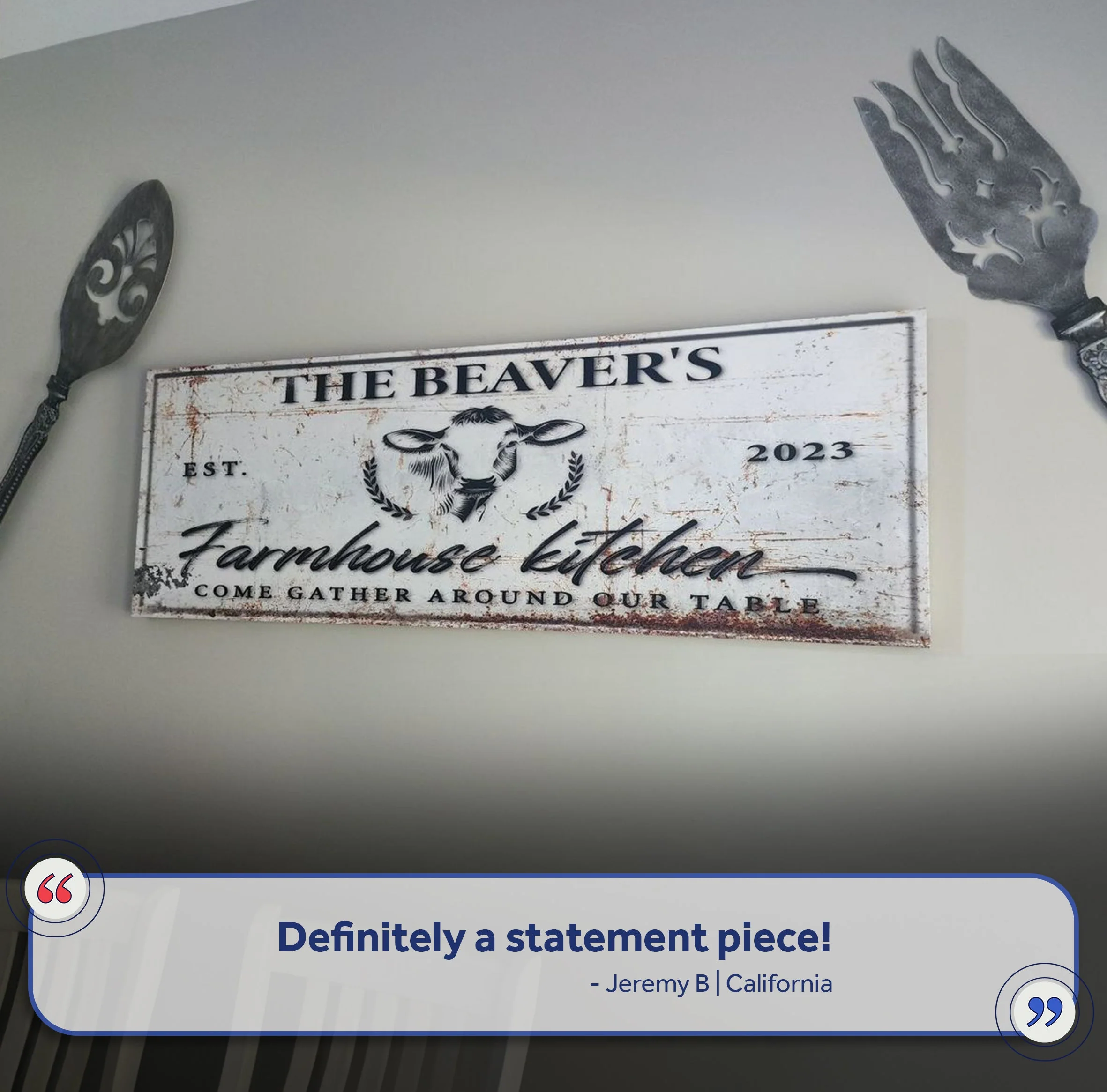 Farmhouse Kitchen Sign - Image 7