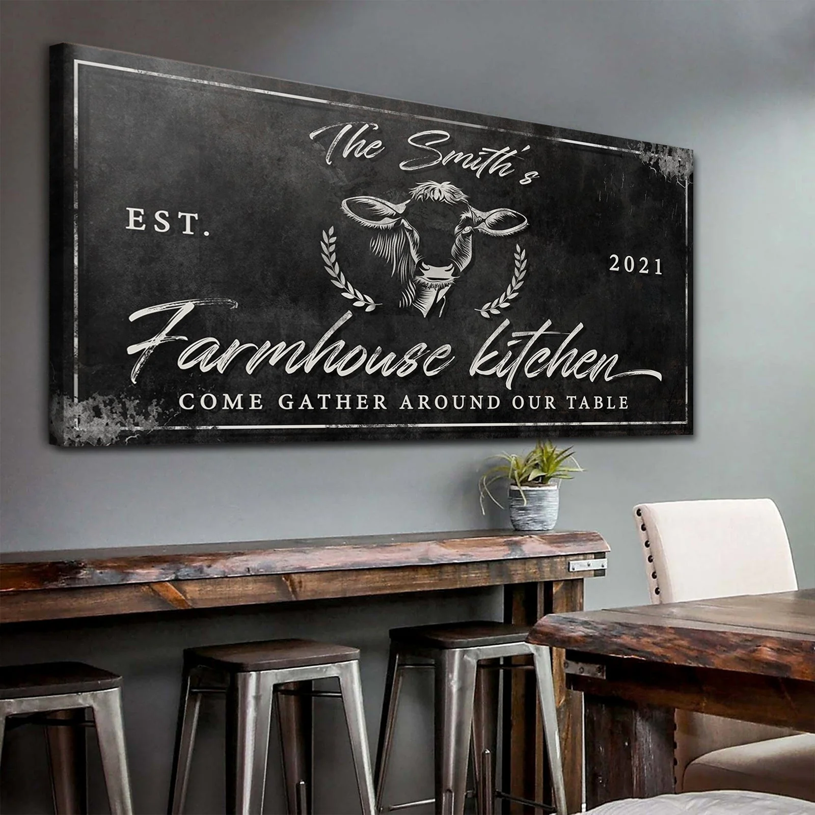 Farmhouse Kitchen Sign - Image 9