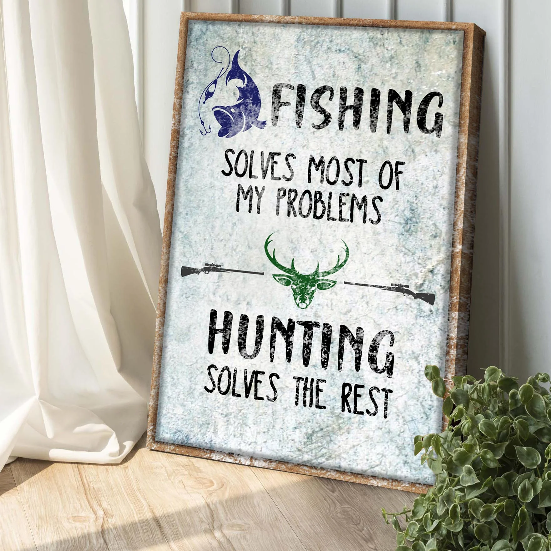 Fishing And Hunting Sign - Image 2