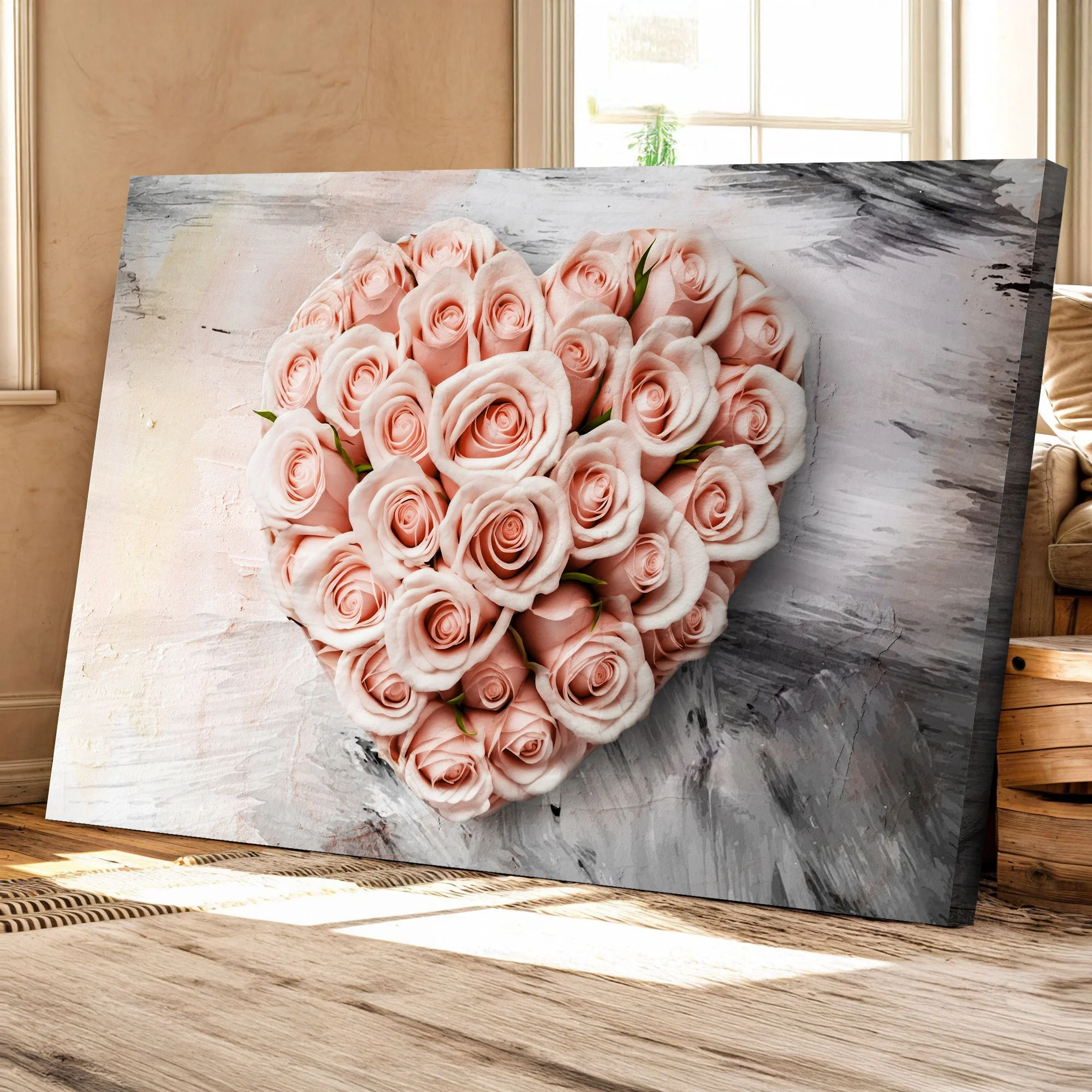 Floral Heart Wall Art II - Image 3