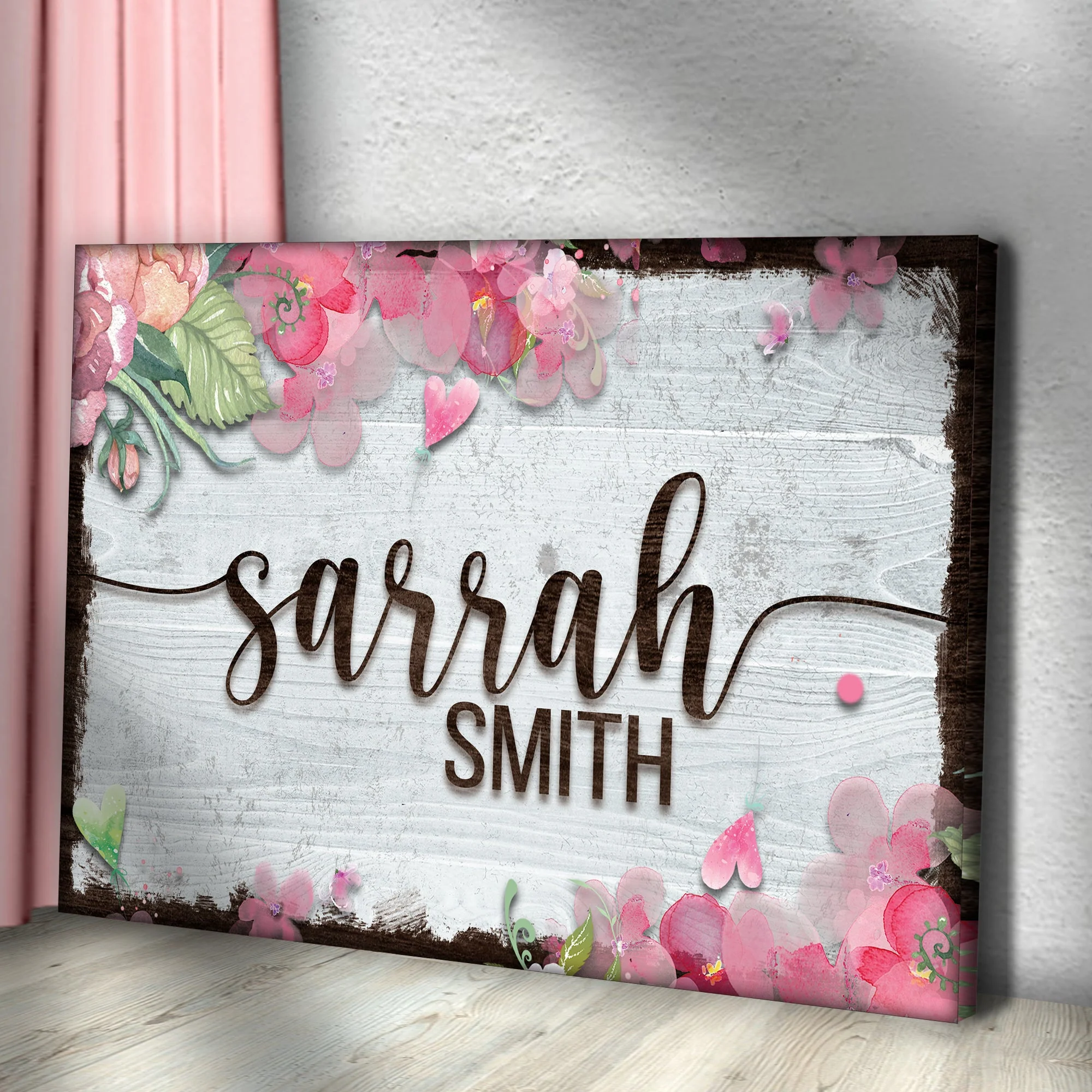Floral Kids Room Sign - Image 3