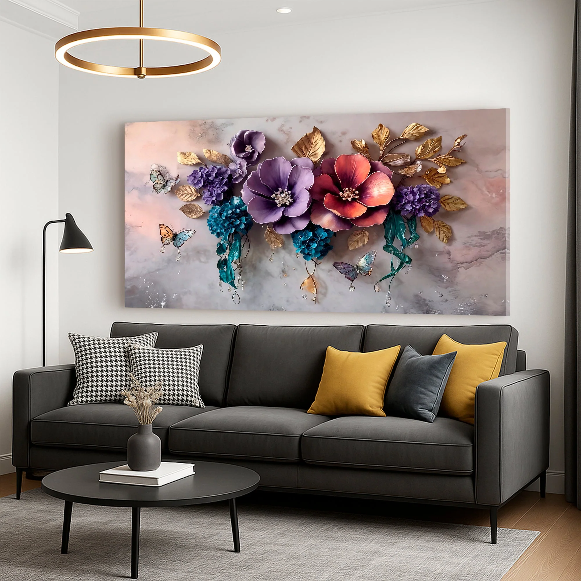 Floral Symphony Wall Art - Image 2