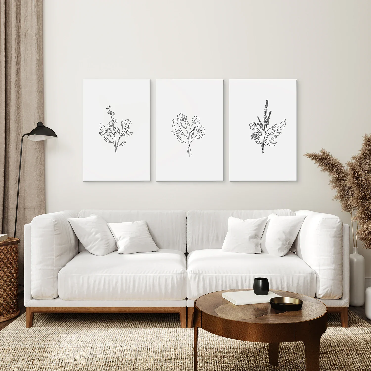 Flower Line Art Set of 3 Prints - Botanical Wall Décor - Image 7