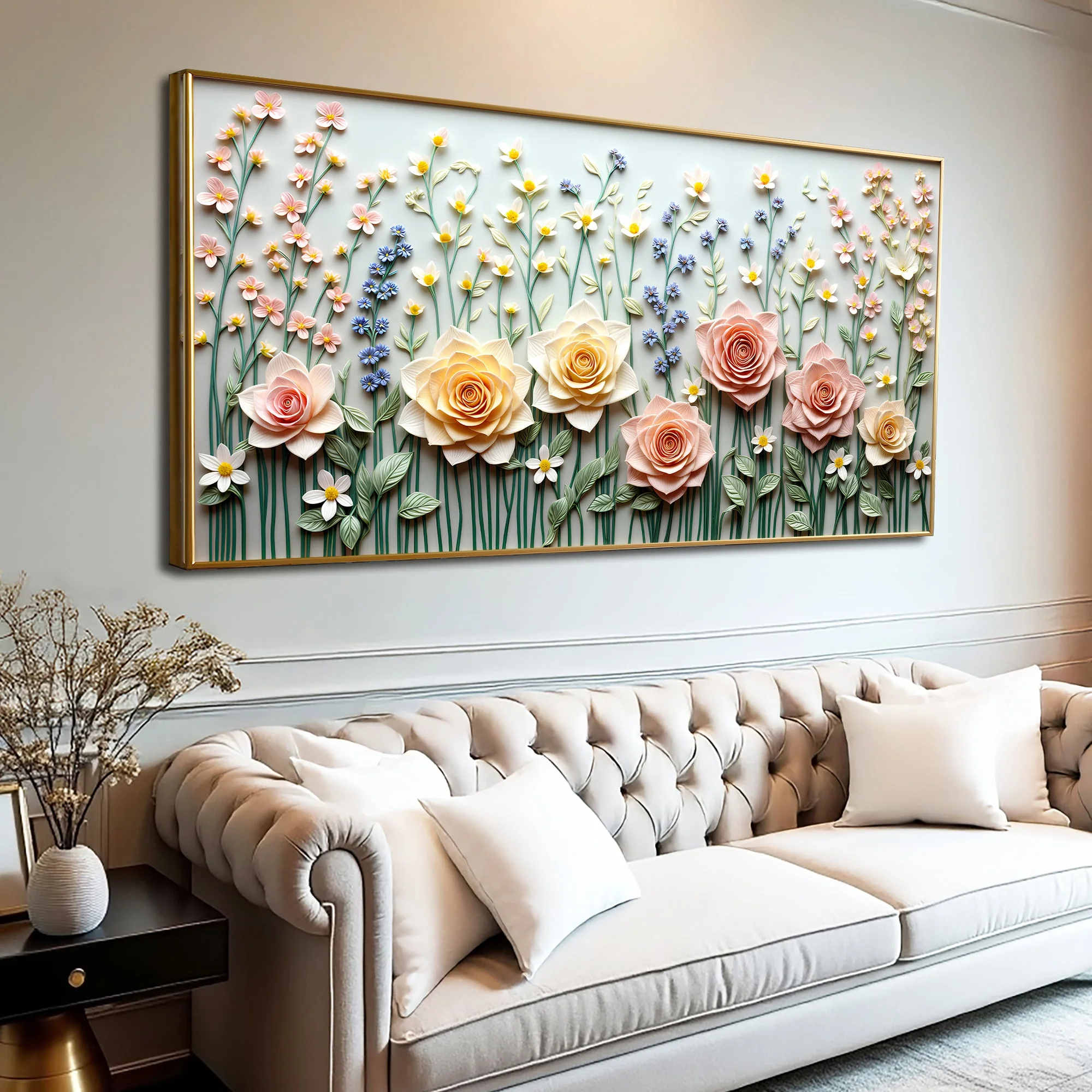 Garden Rhapsody Impasto Wall Art - Image 2