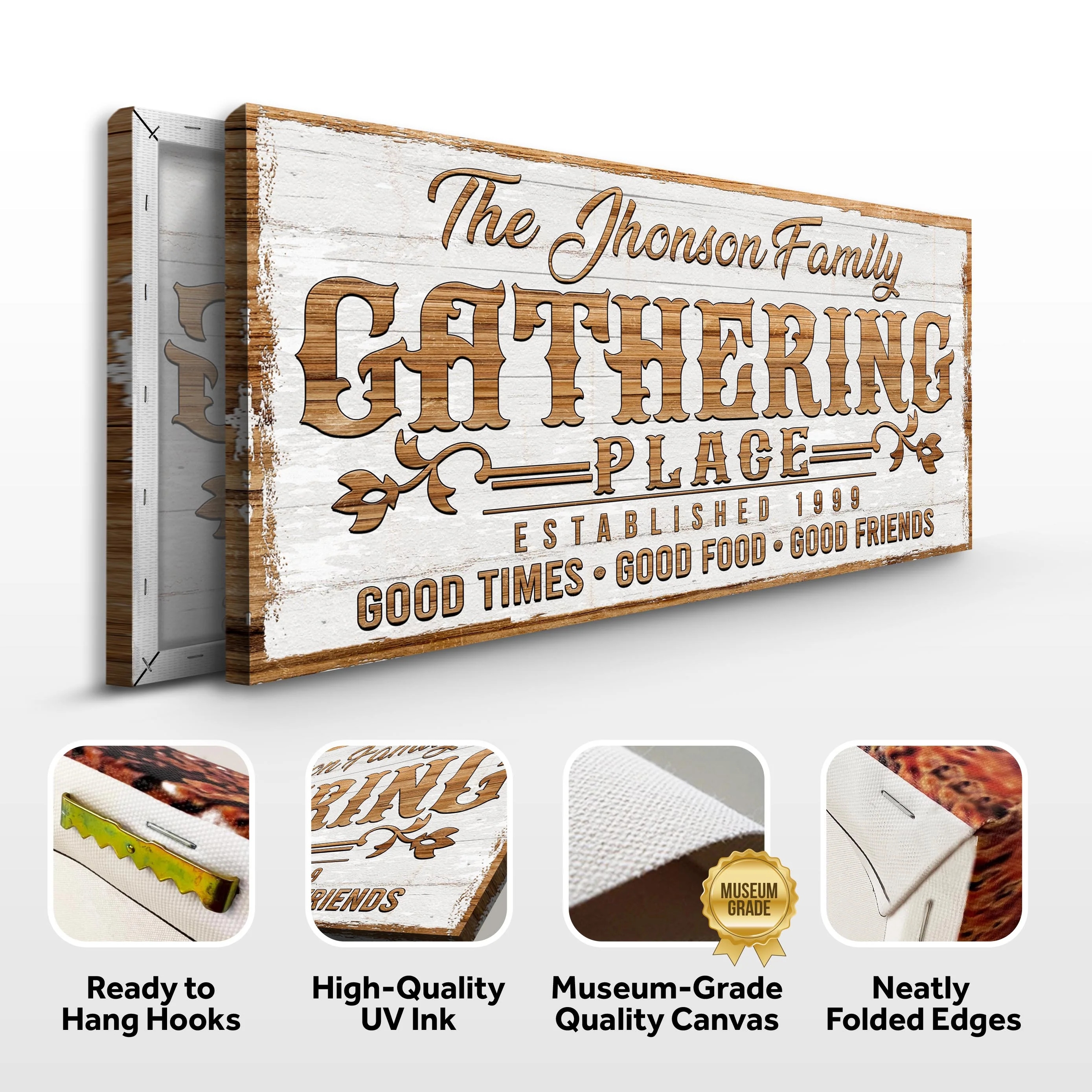 Gathering Place Personalized Sign II - Image 4