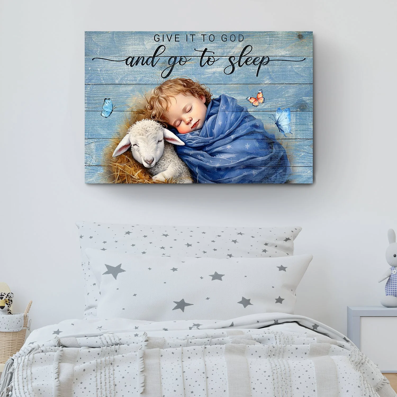 Give It To God And Go To Sleep Faith Sign X - Image 2