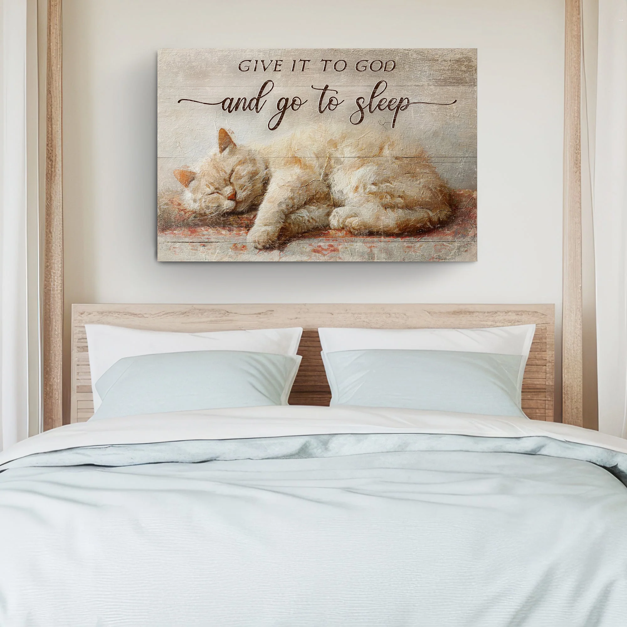 Give It To God And Go To Sleep Faith Sign XI - Image 2