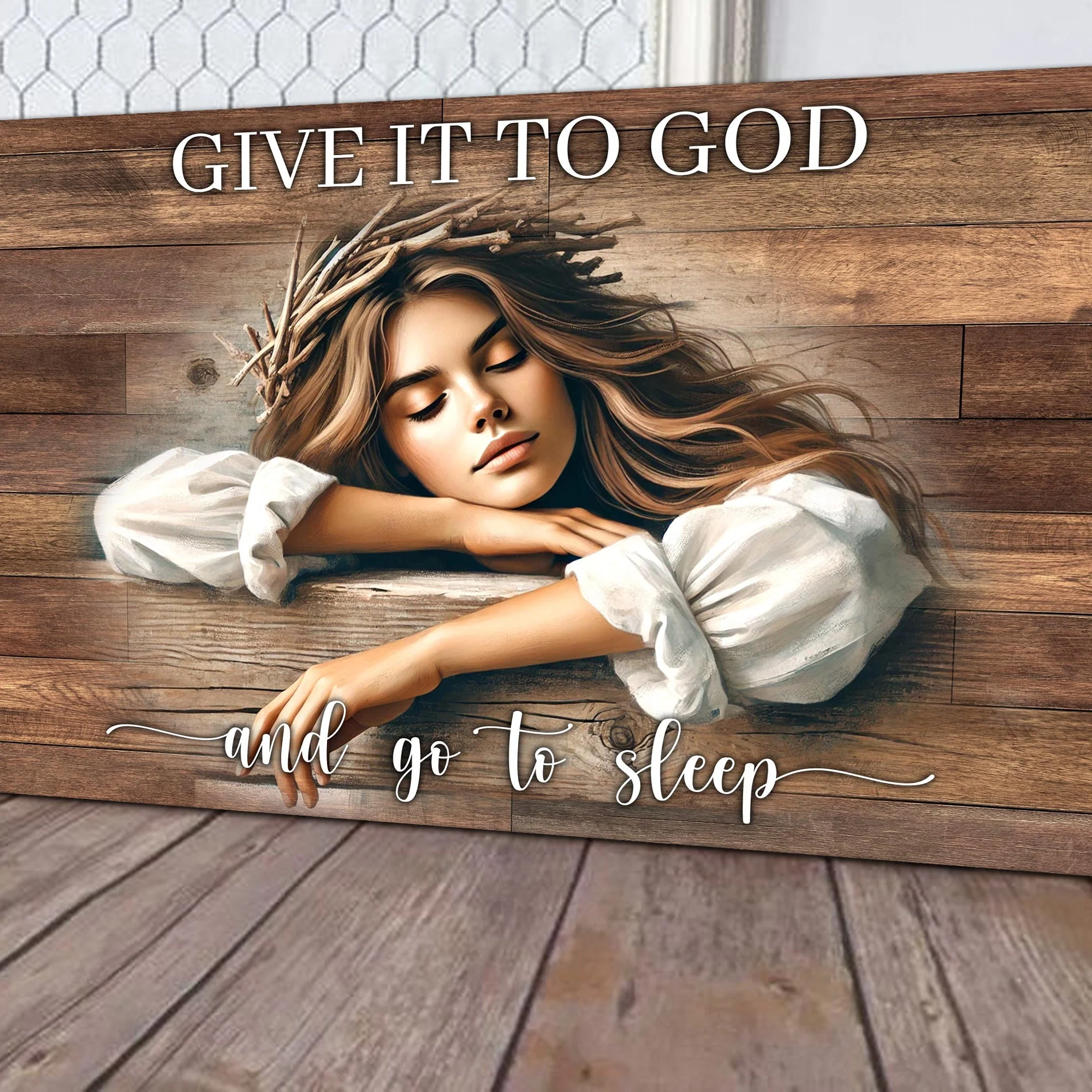 Give It To God And Go To Sleep Faith Sign XII - Image 5