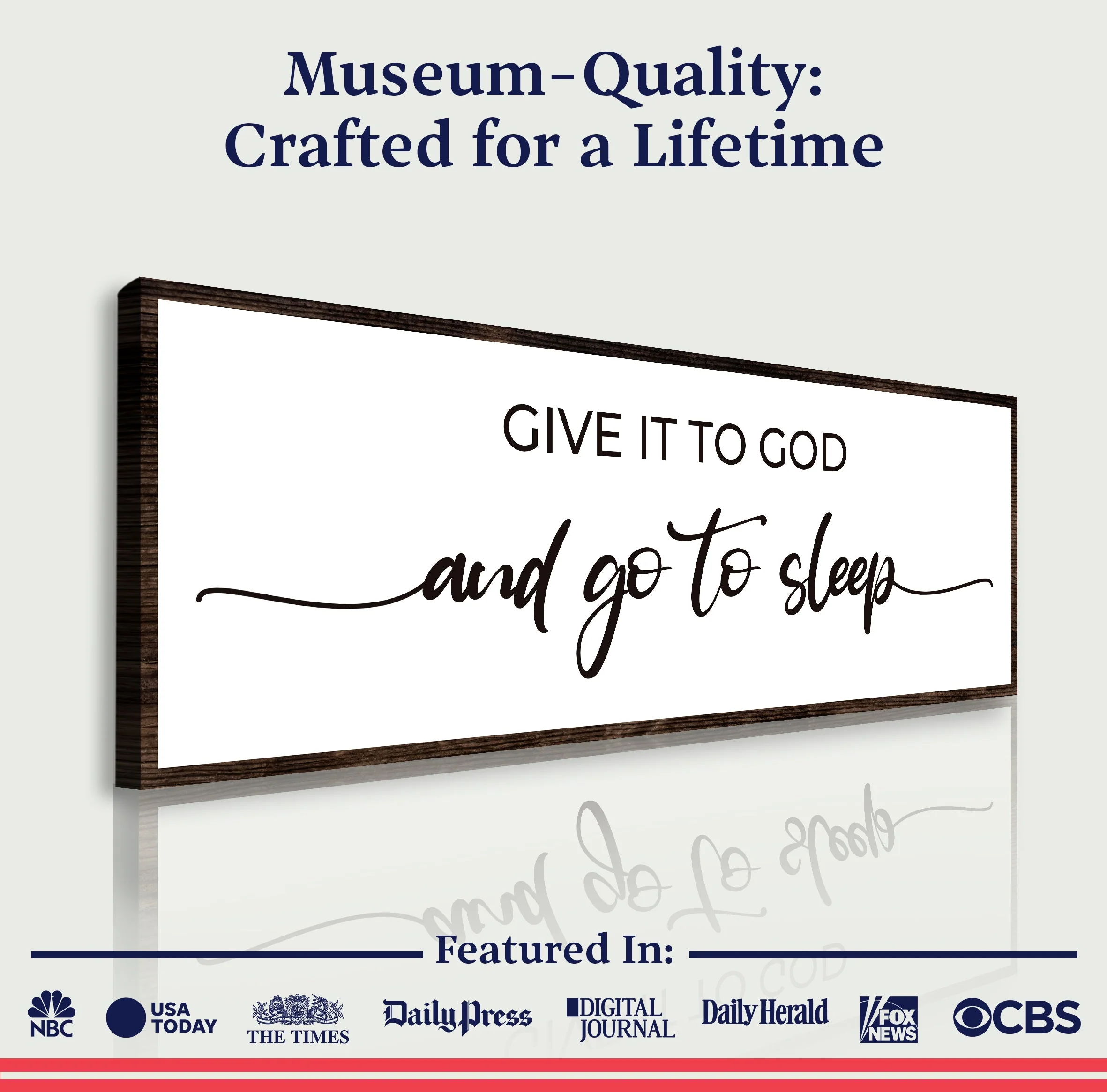 Give It To God And Go To Sleep Sign II - Image 3