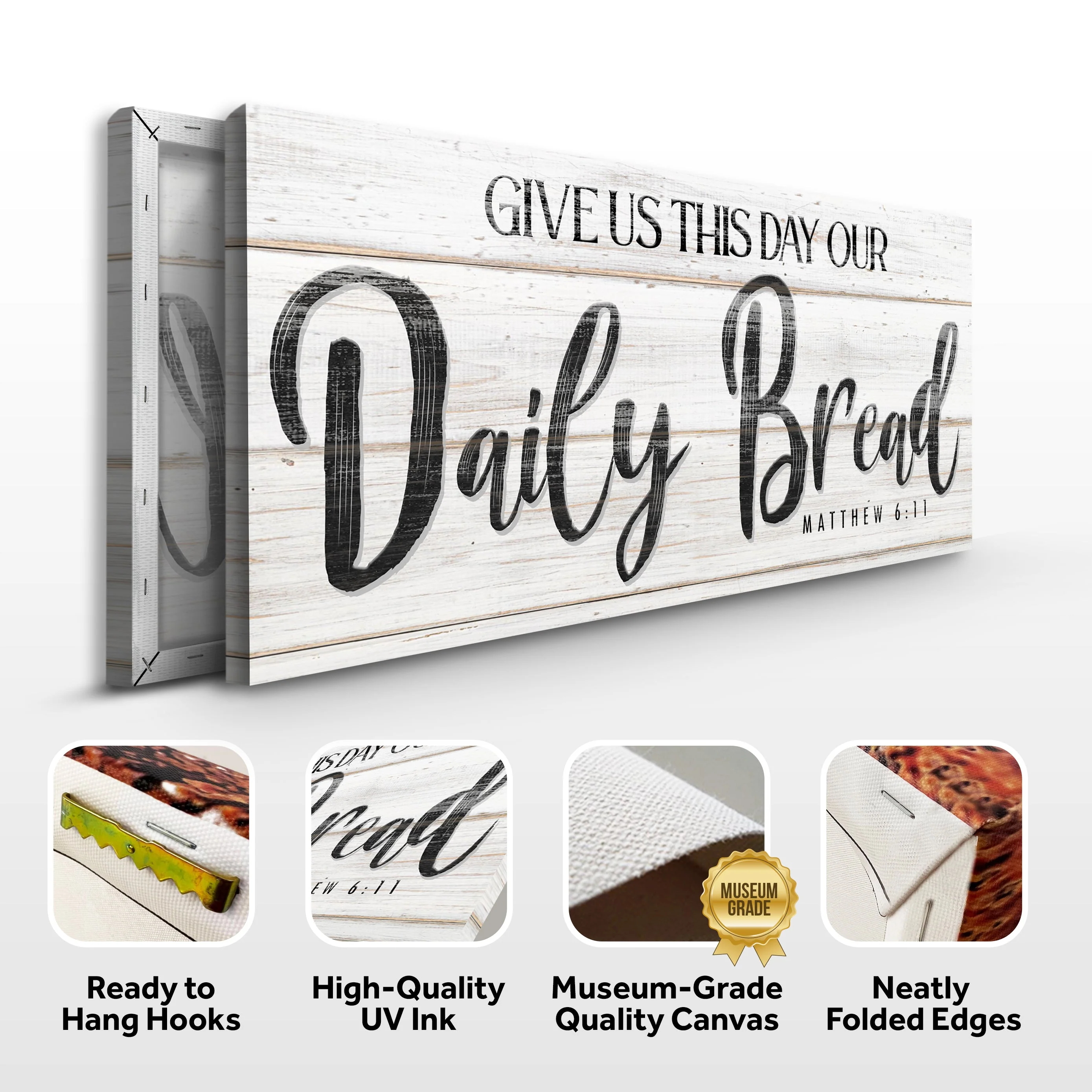 Give Us This Day Our Daily Bread Faith Sign II - Image 6