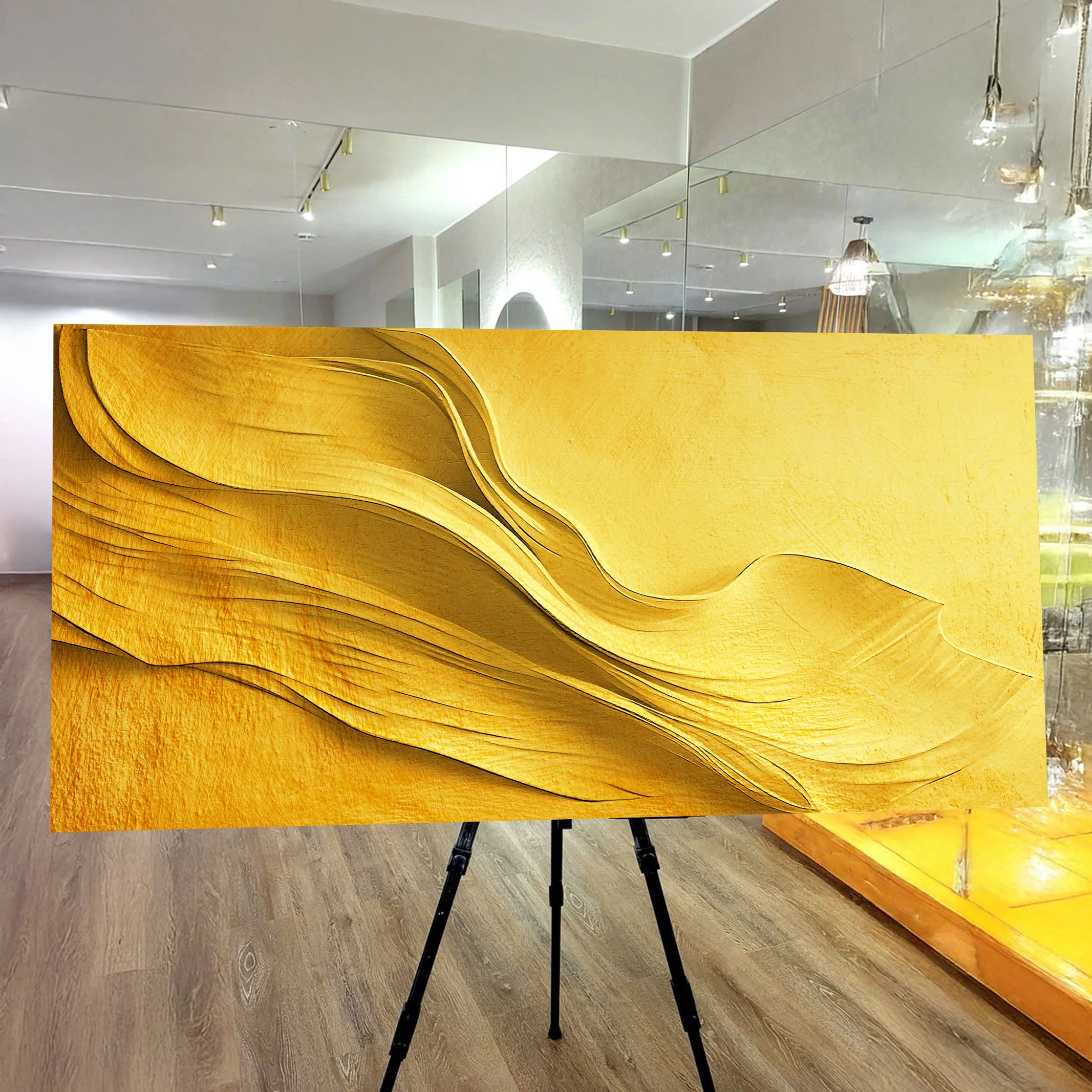 Gold Minimalist Wall Art - Image 4