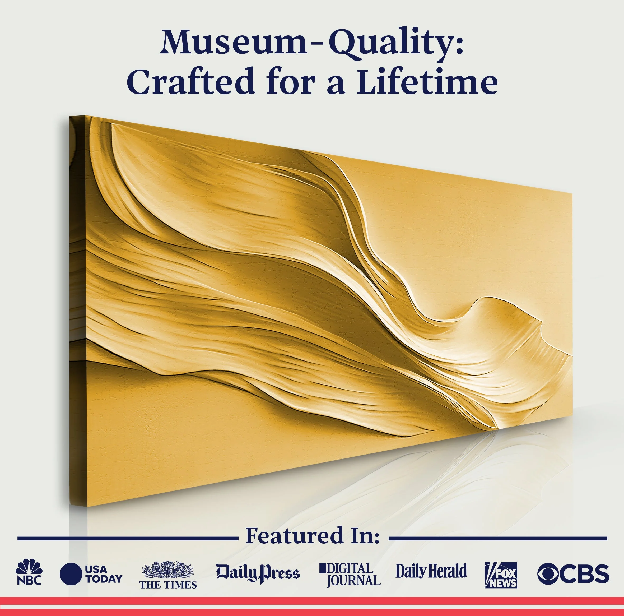 Gold Minimalist Wall Art II - Image 6