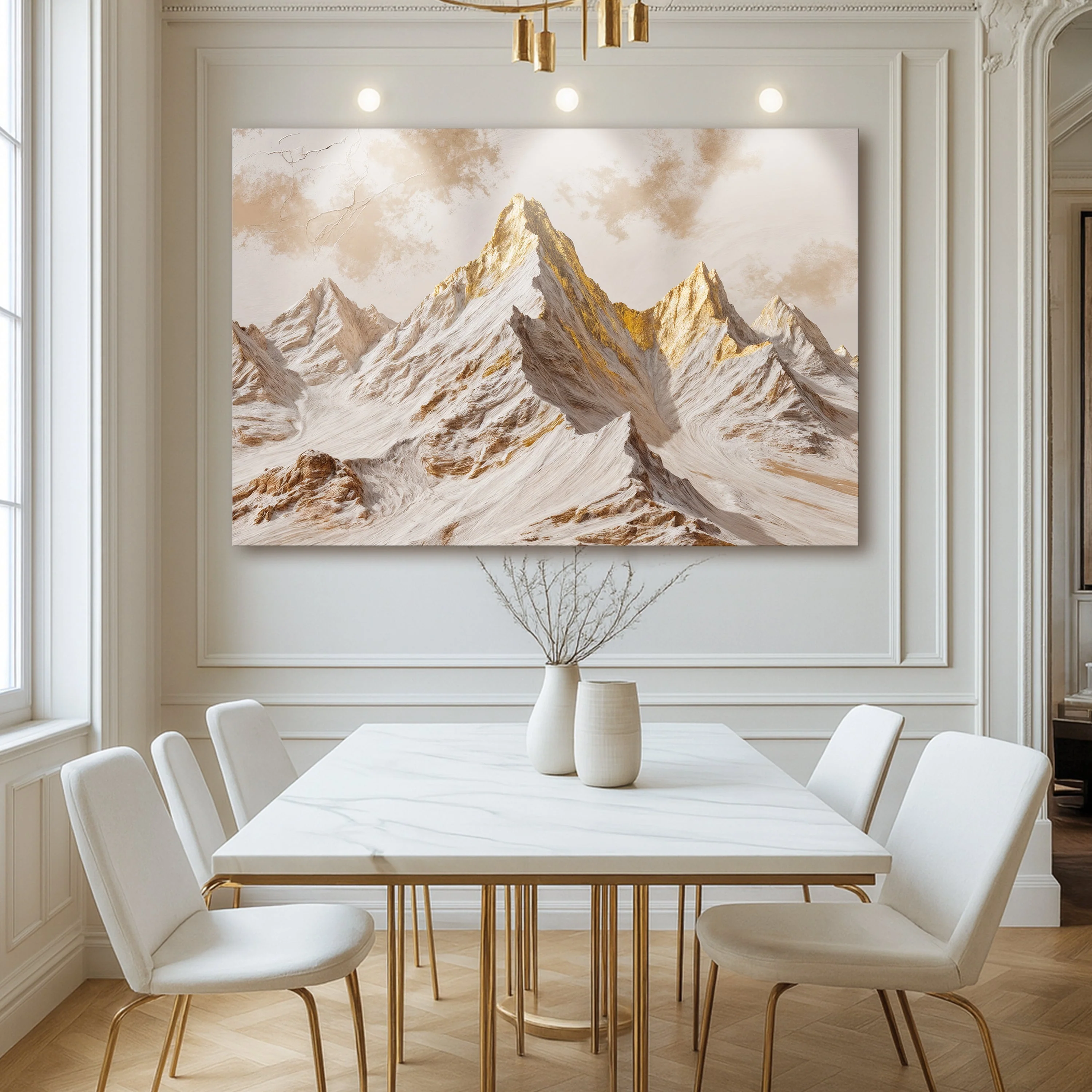 Golden Peaks Wall Art - Image 3