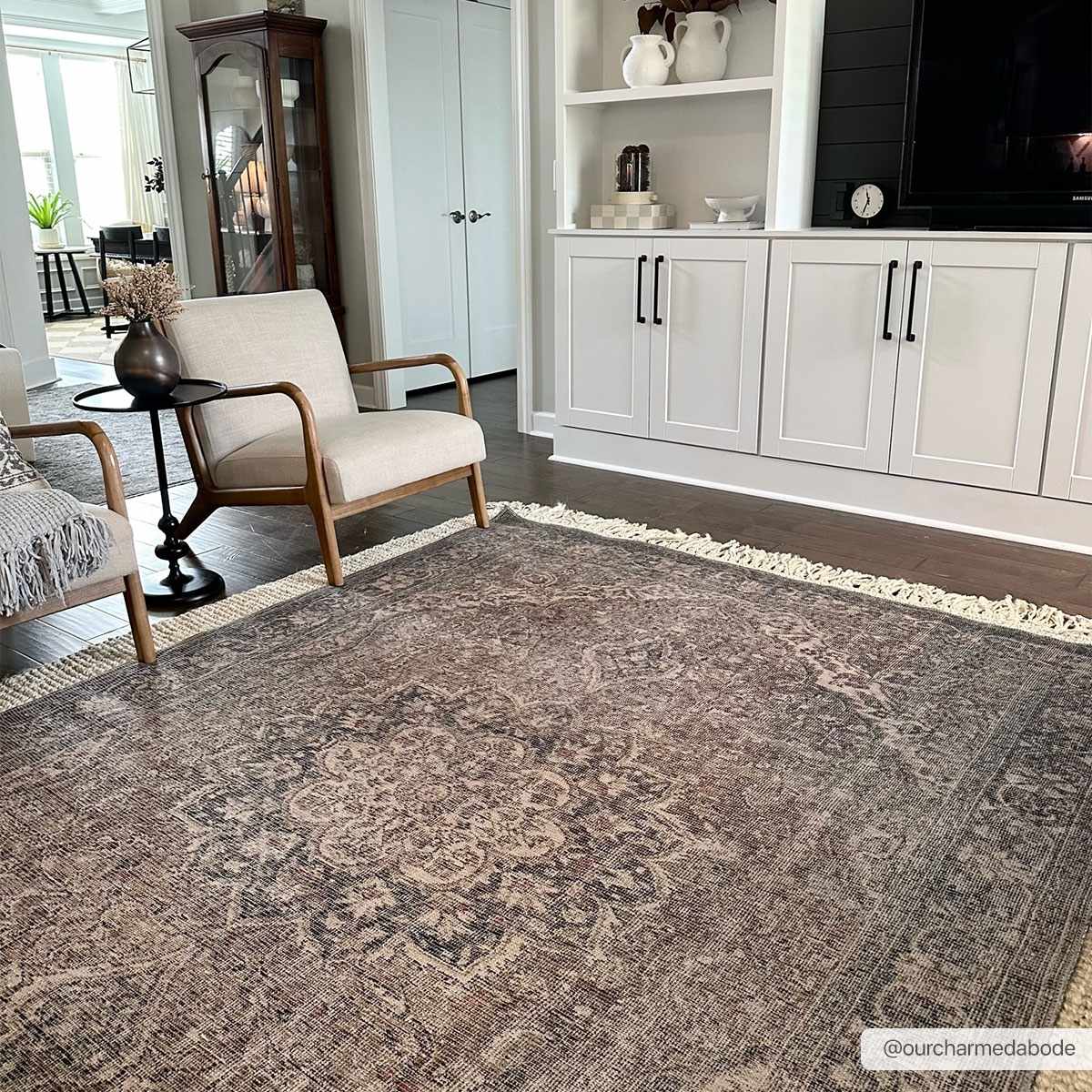 Greenpoint Dusty Blue Washable Rug - Image 2