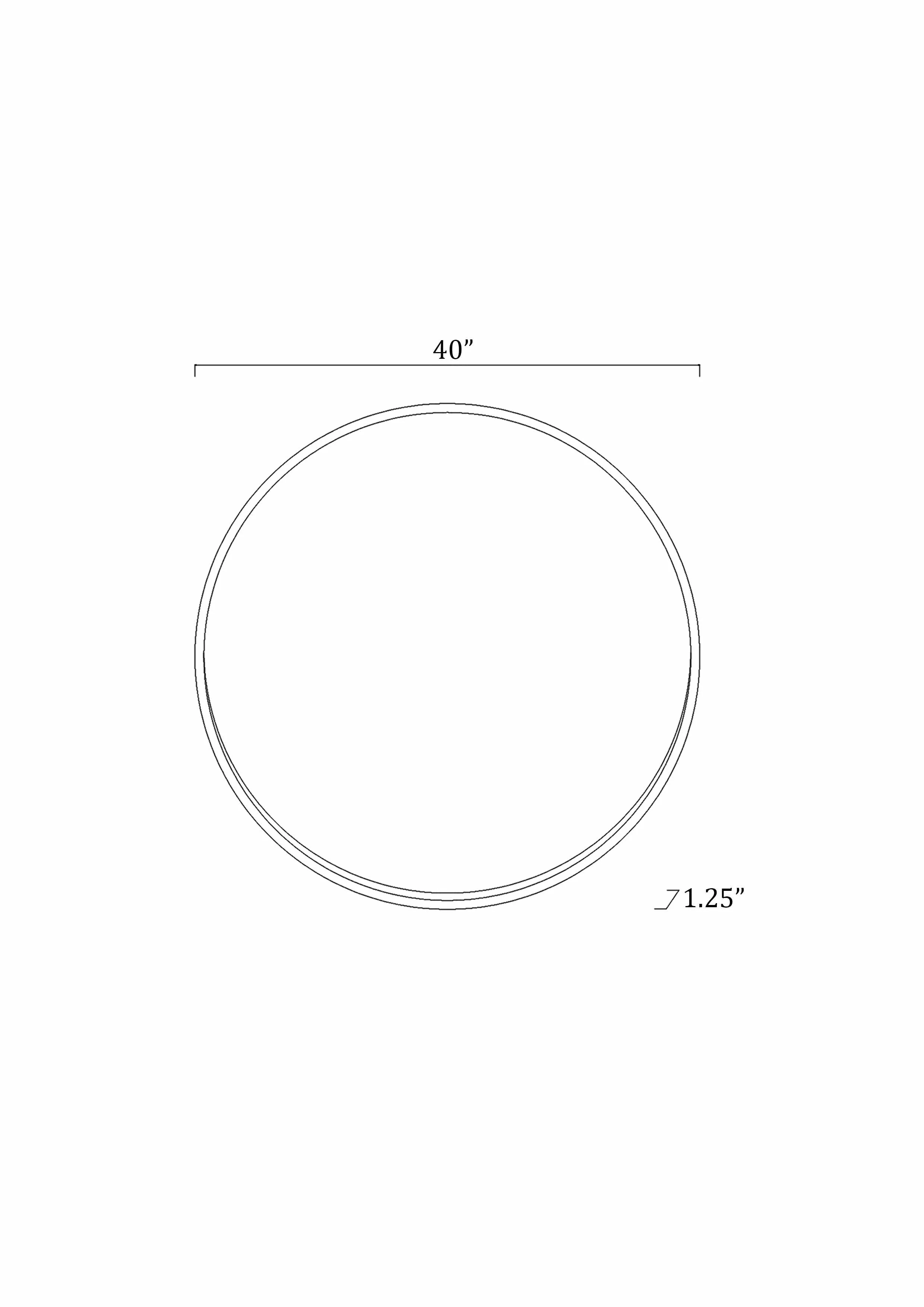 Guindarohan Gold Frame Round Mirror - Image 17