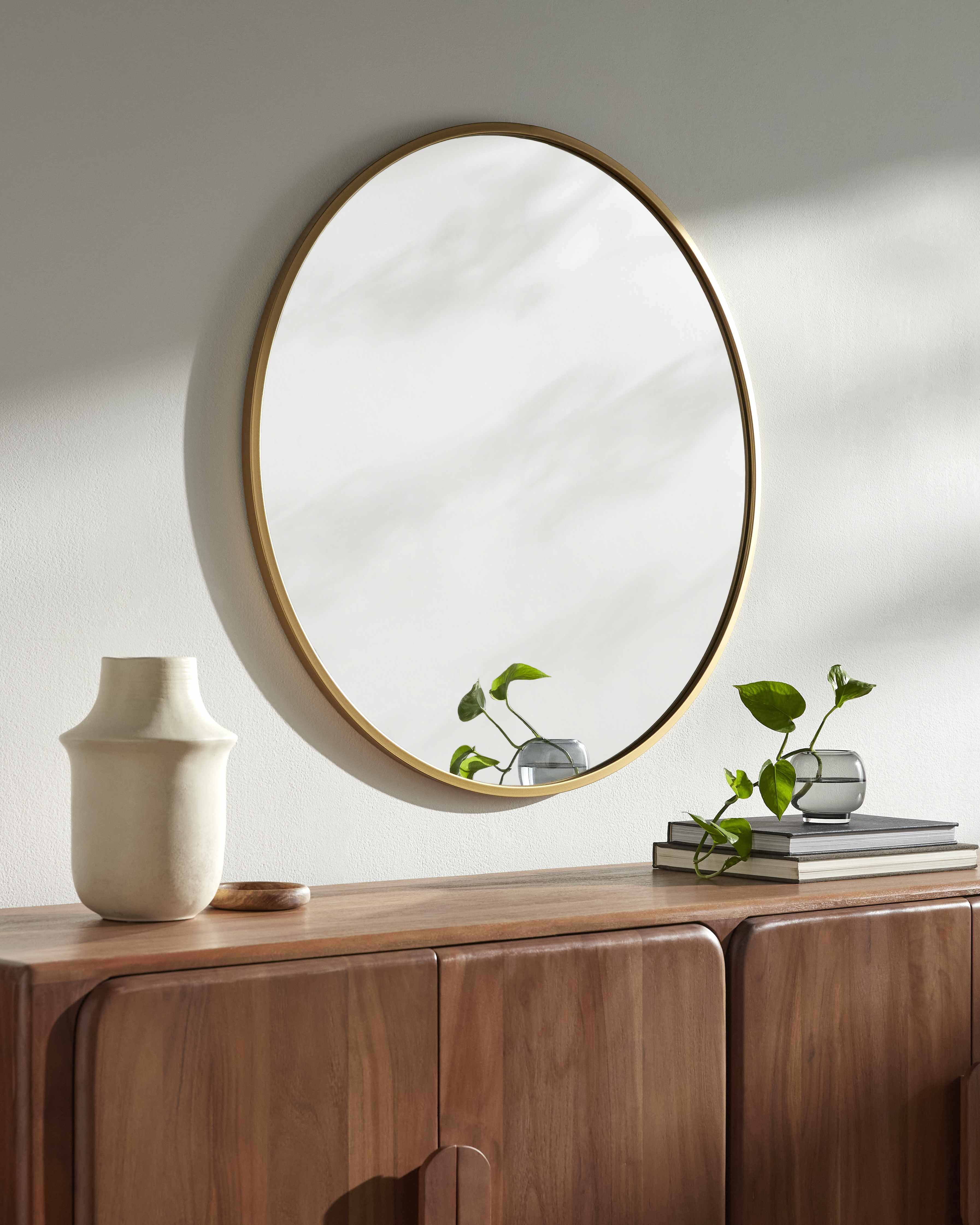 Guindarohan Gold Frame Round Mirror - Image 18