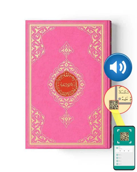 Hafız Boy Termo Deri Kuran-ı Kerim (Pembe, Mühürlü) - Image 2