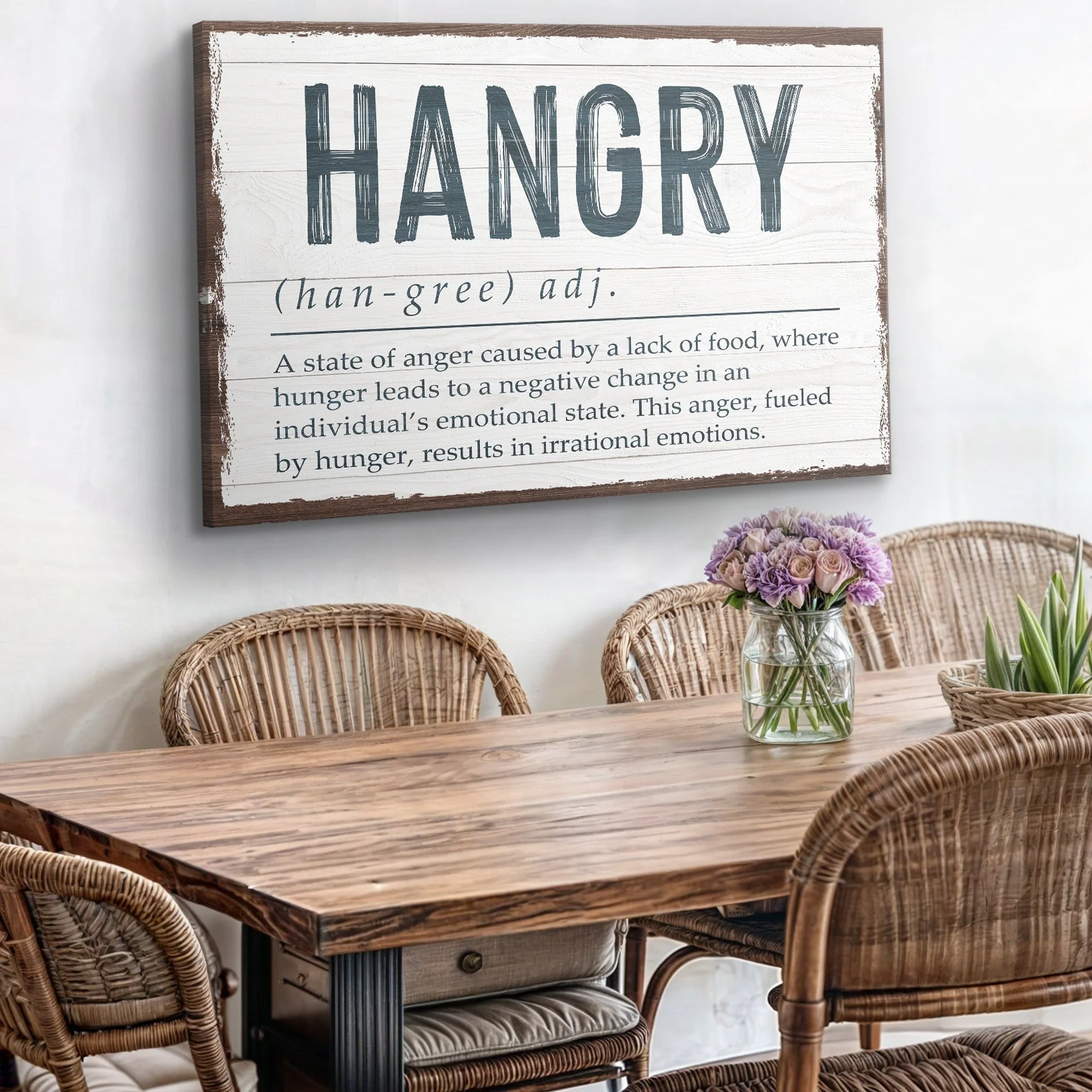 Hangry Kitchen Sign II - Image 3
