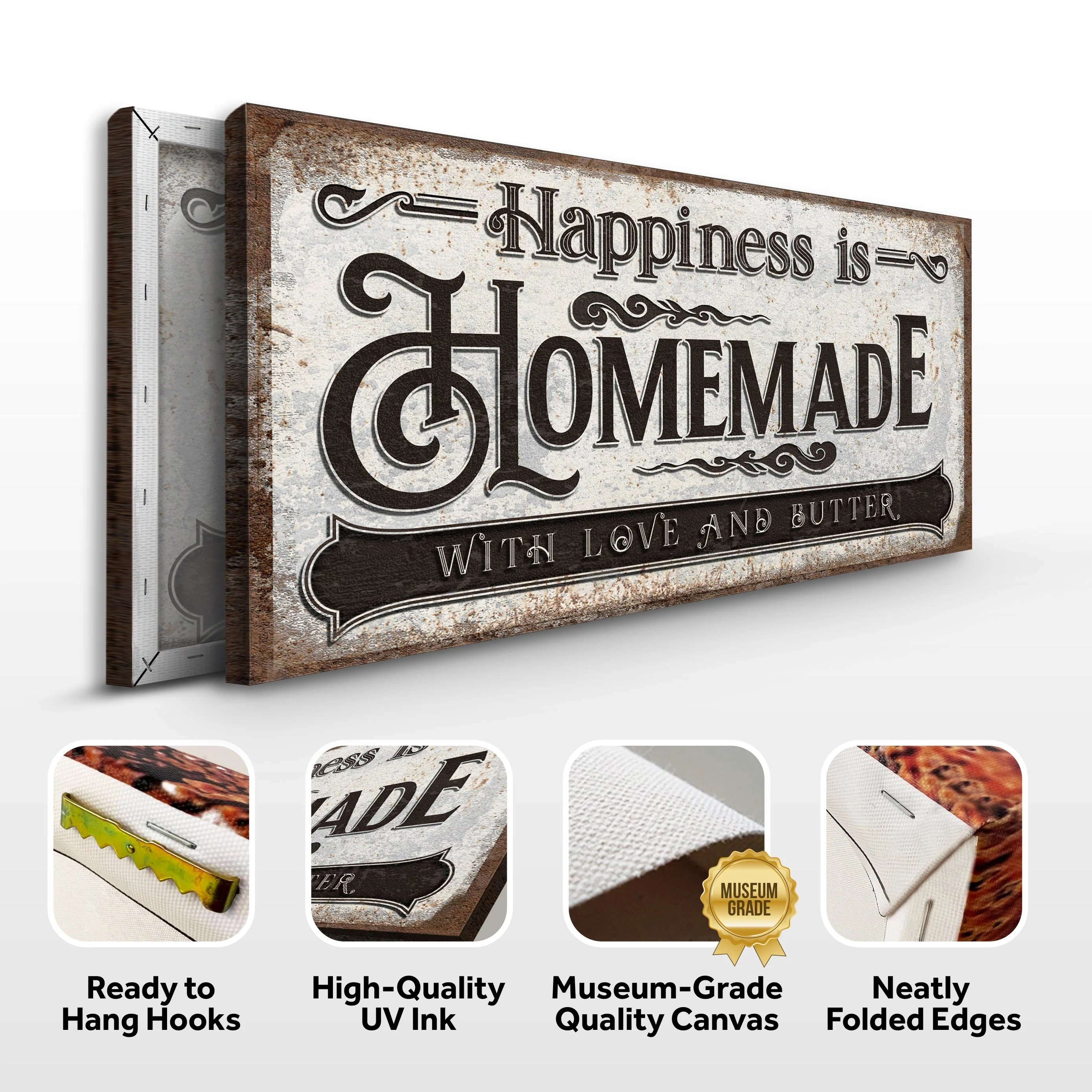 Happiness Is Homemade With Love And Butter Sign - Image 6