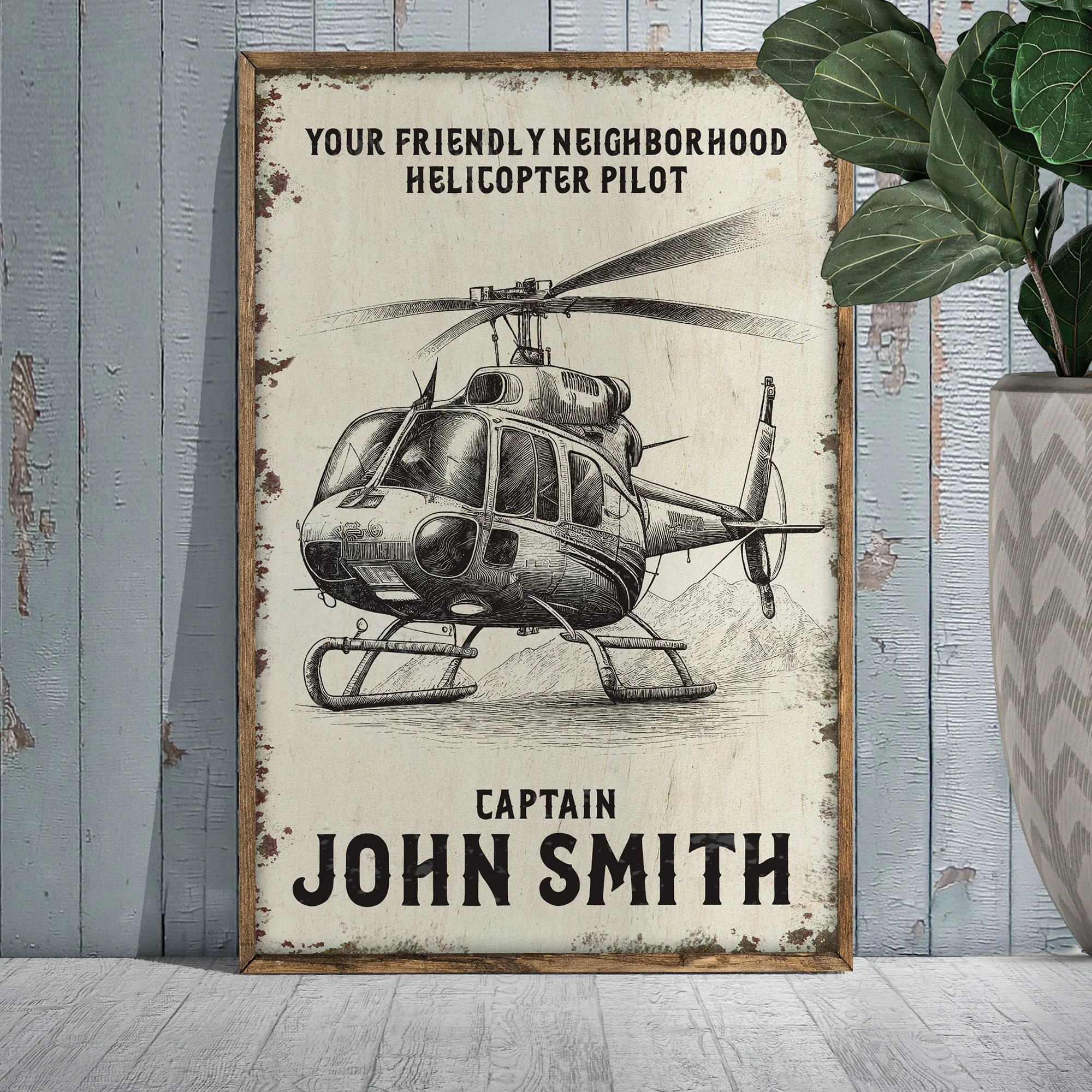 Helicopter Pilot Name Sign - Image 2
