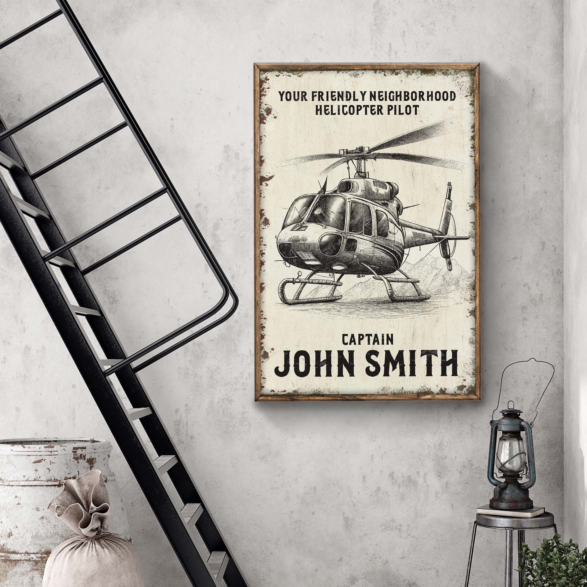Helicopter Pilot Name Sign - Image 3