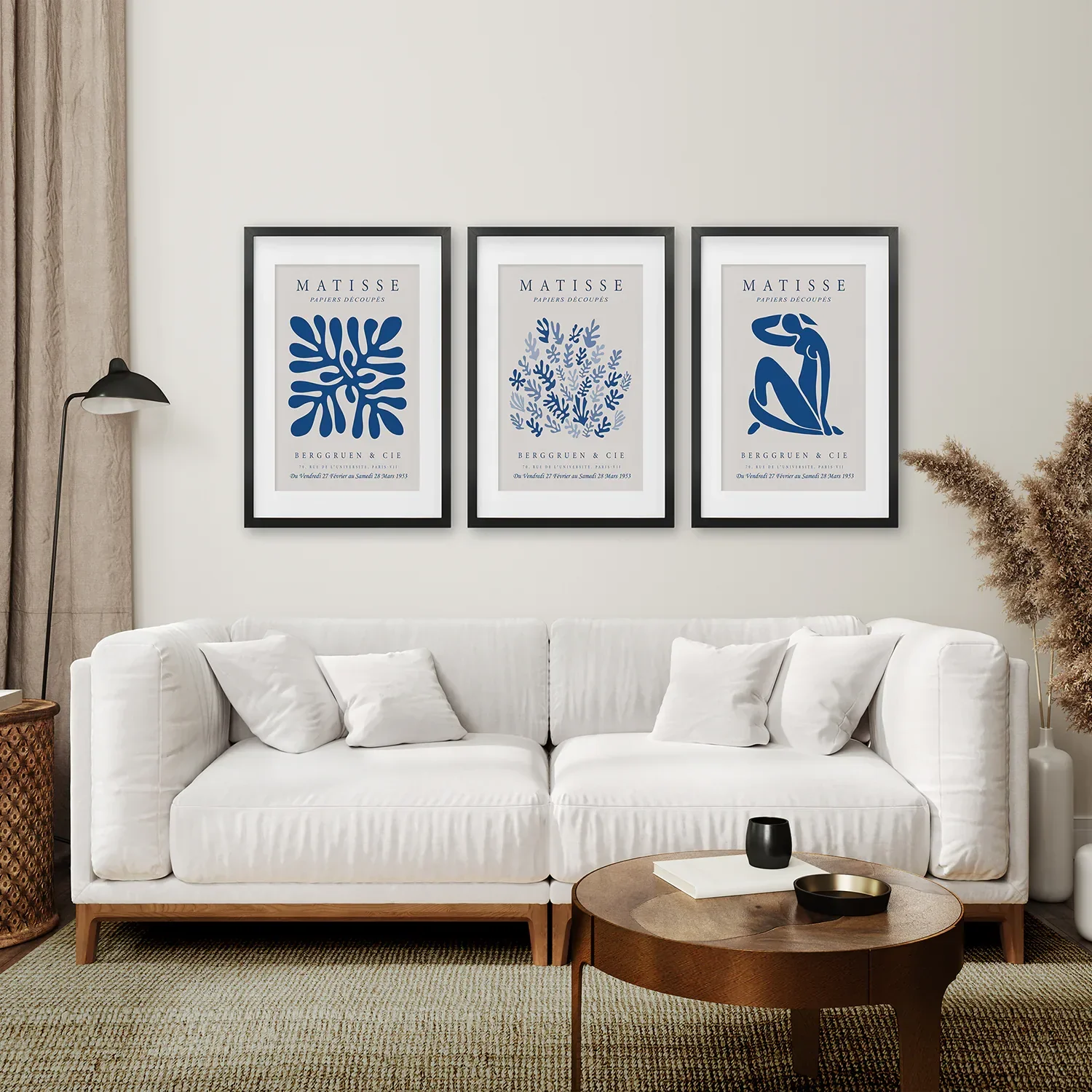 Henri Matisse Museum Blue Wall Art Print Set - Image 5