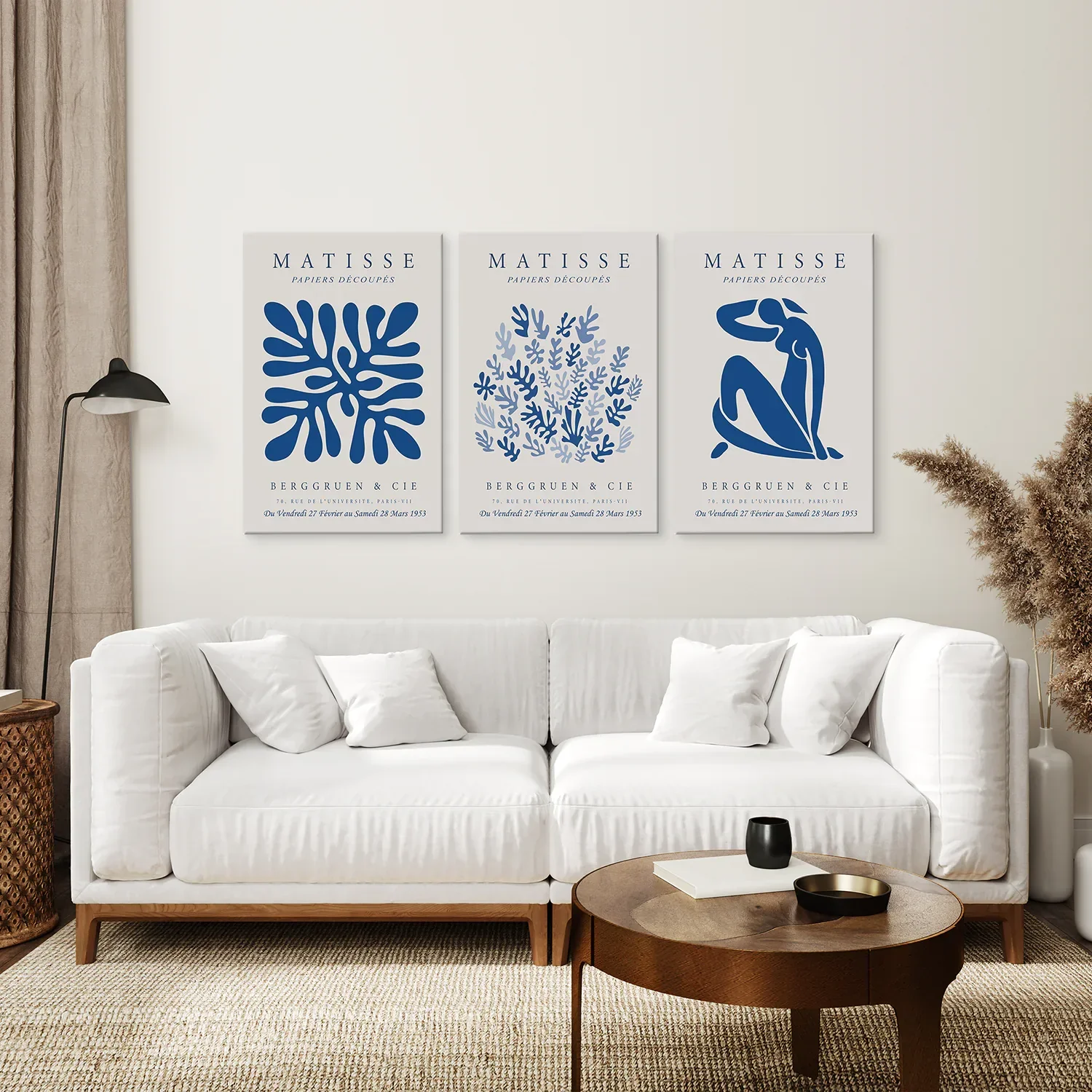 Henri Matisse Museum Blue Wall Art Print Set - Image 6