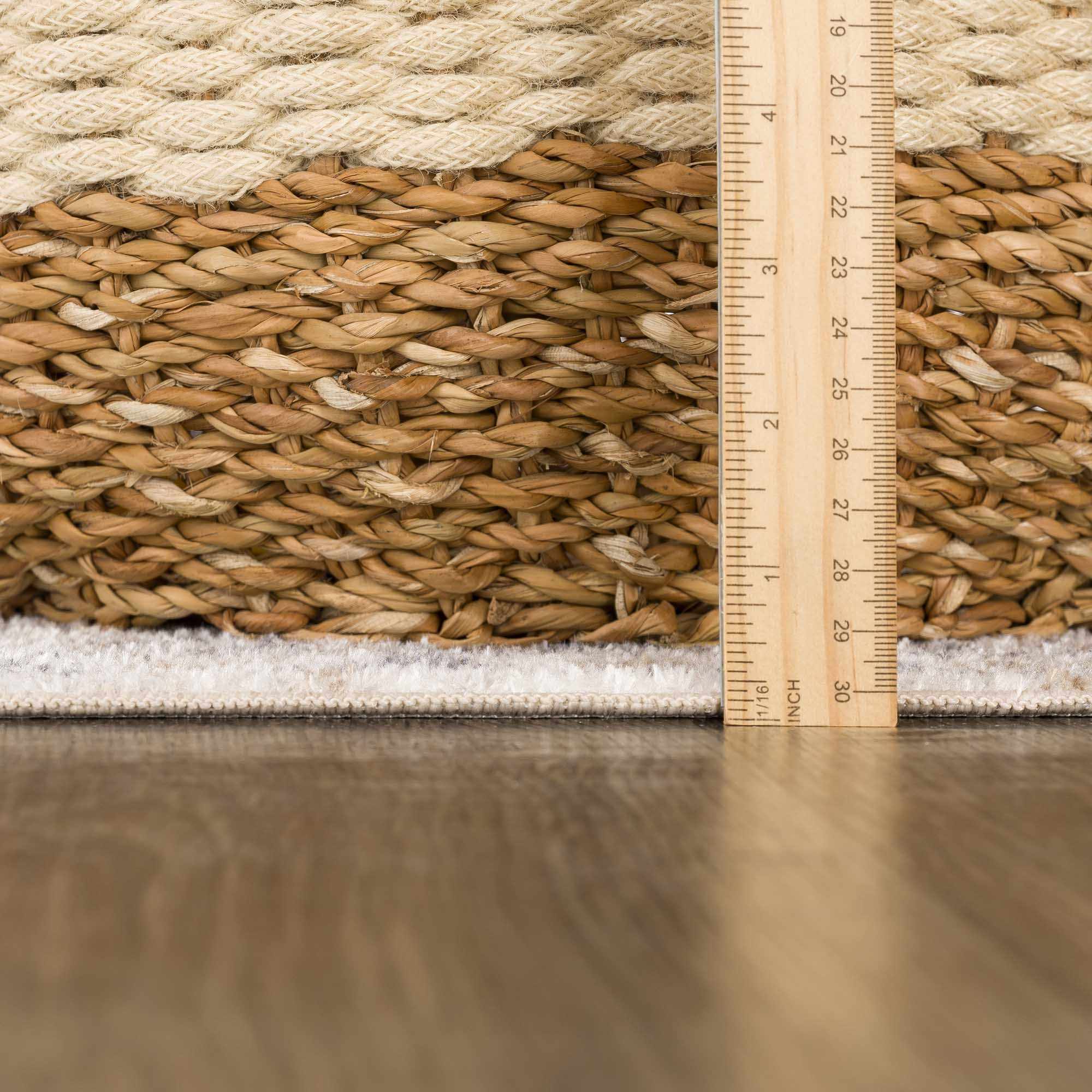 Hiti Cream Flat Pile Washable Rug - Image 14