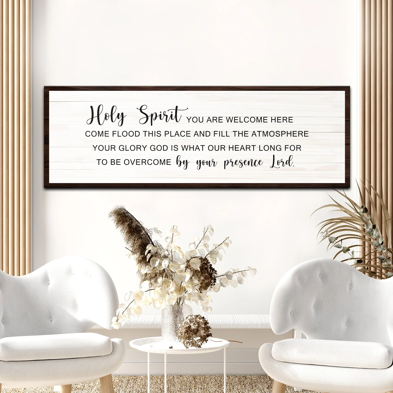 Holy Spirit Rustic Sign - Image 6