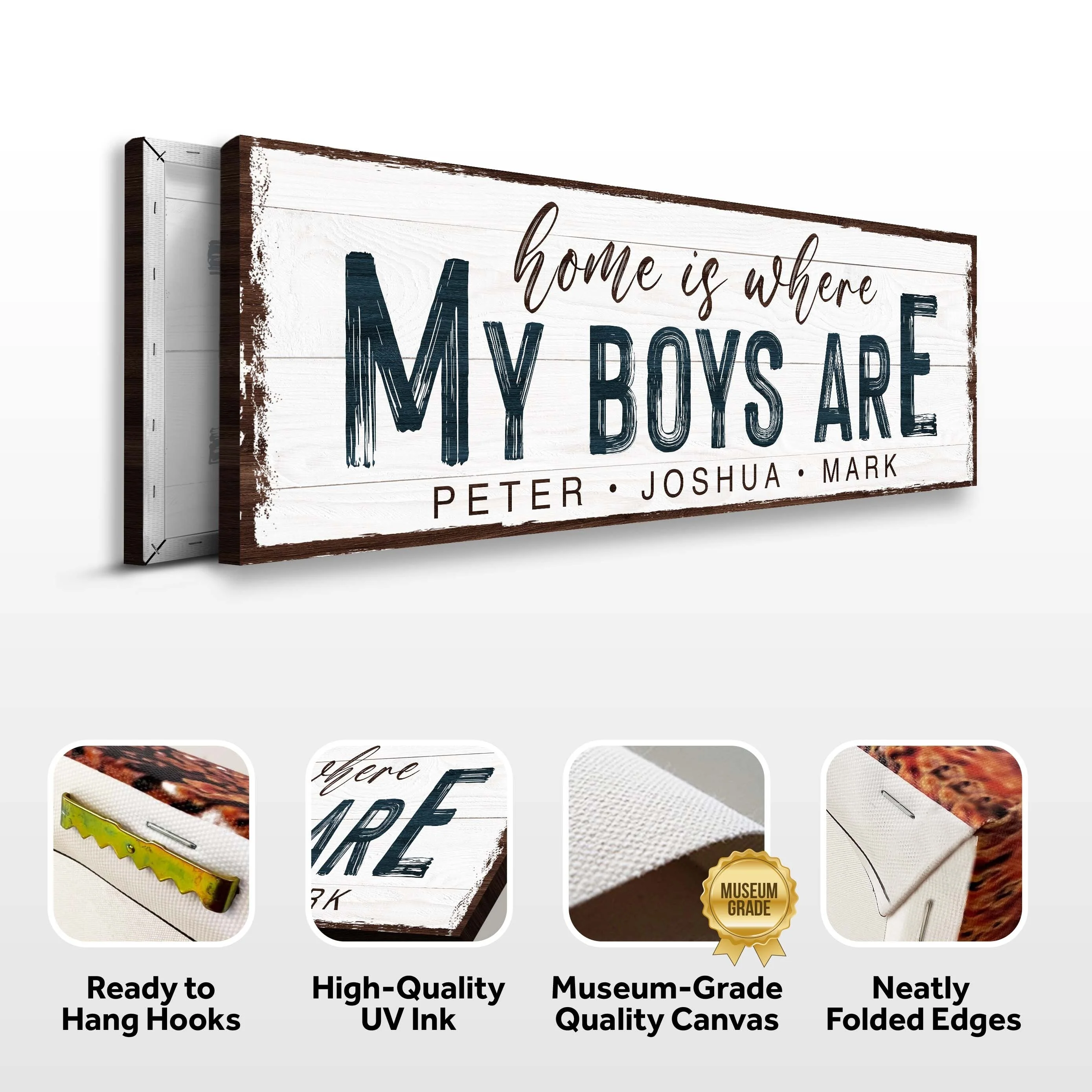 Home Is Where My Boys Are Sign - Image 4