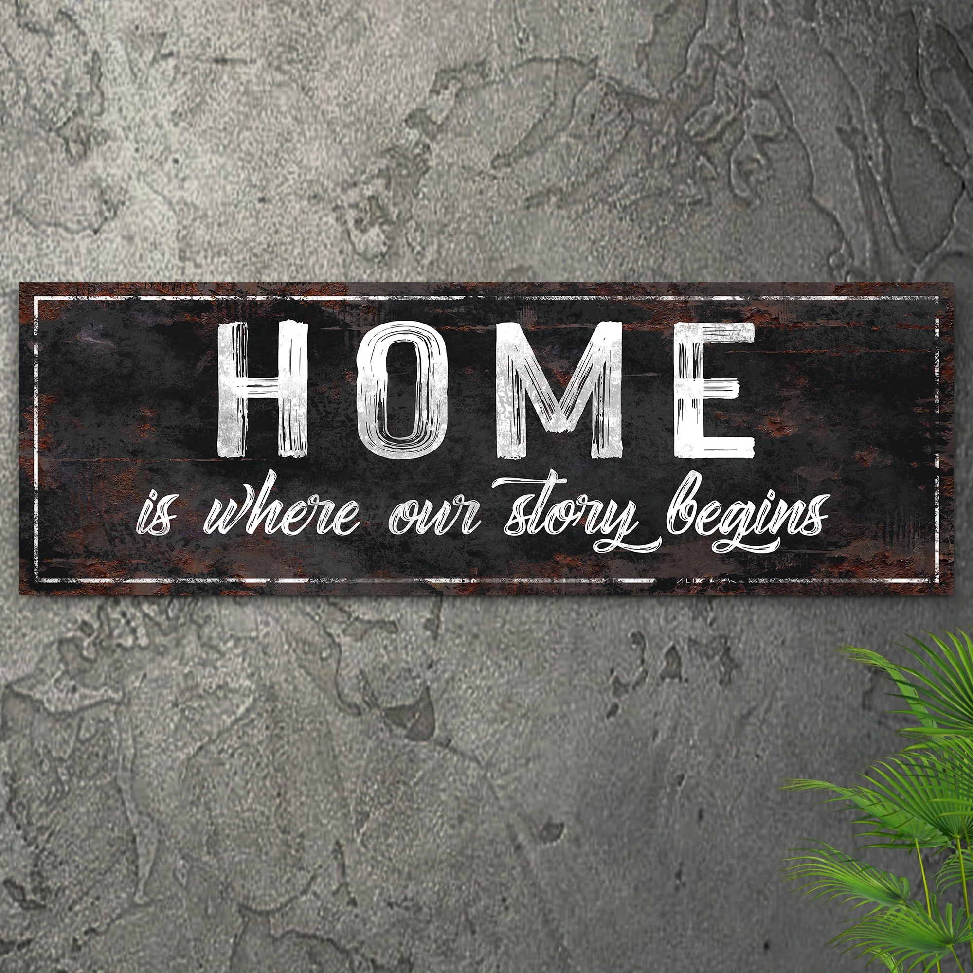 Home Is Where Our Story Begins Sign II - Image 2