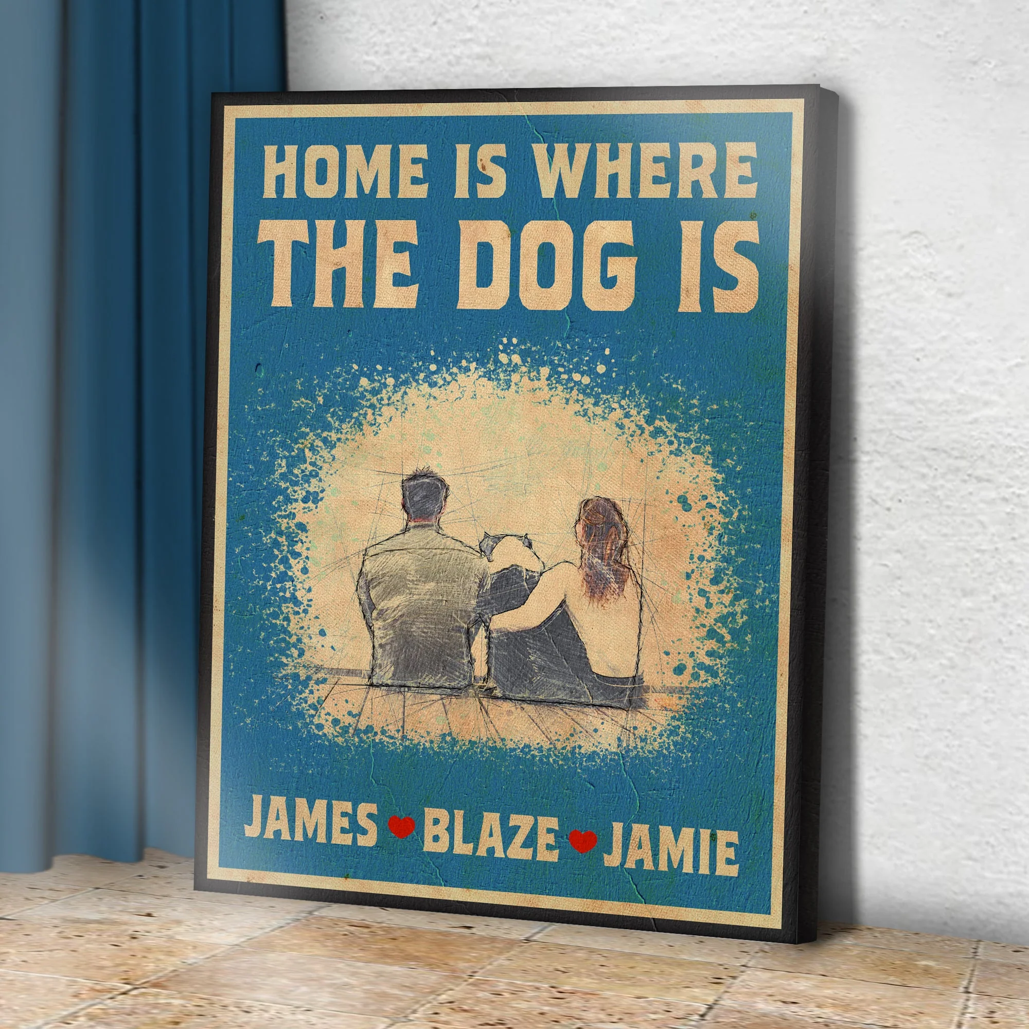 Home Is Where The Dog Is Sign II - Image 3