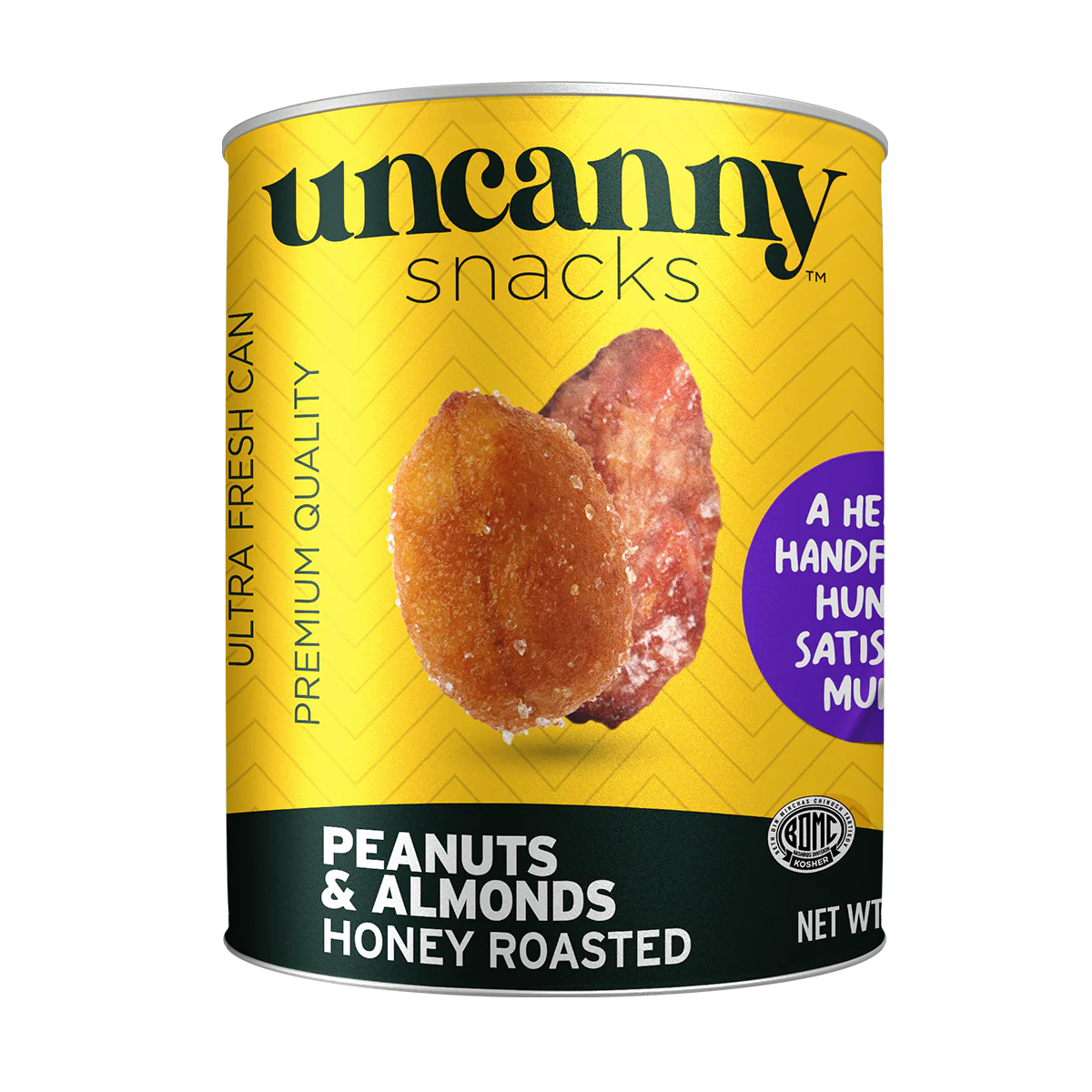 Honey Roasted Peanuts & Almonds | Can | 1.8 oz | Uncanny