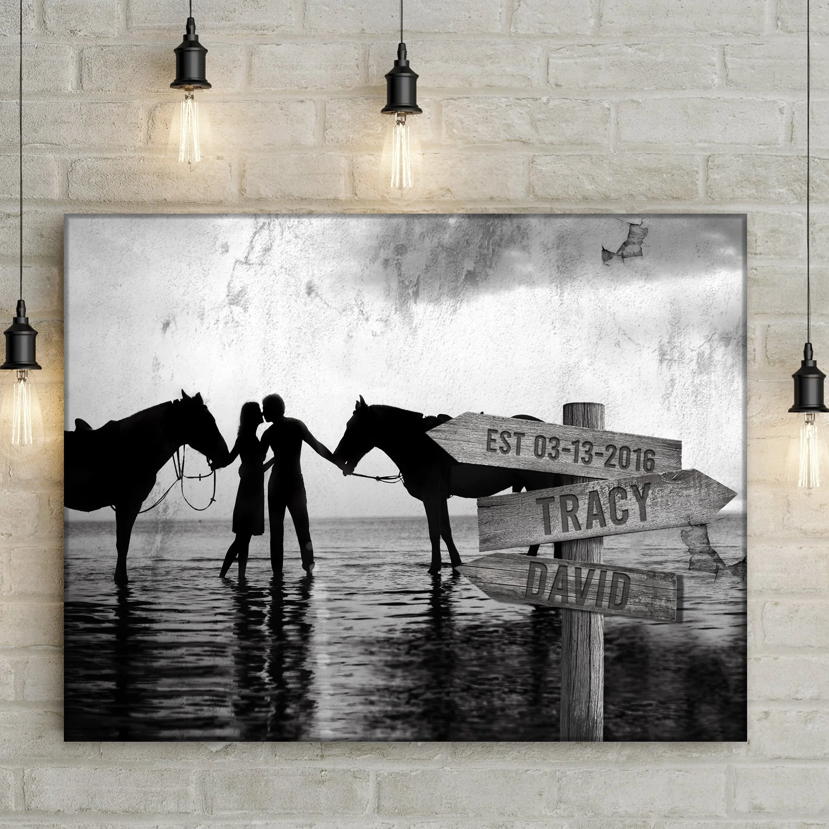 Horse Couple Sign - Image 3