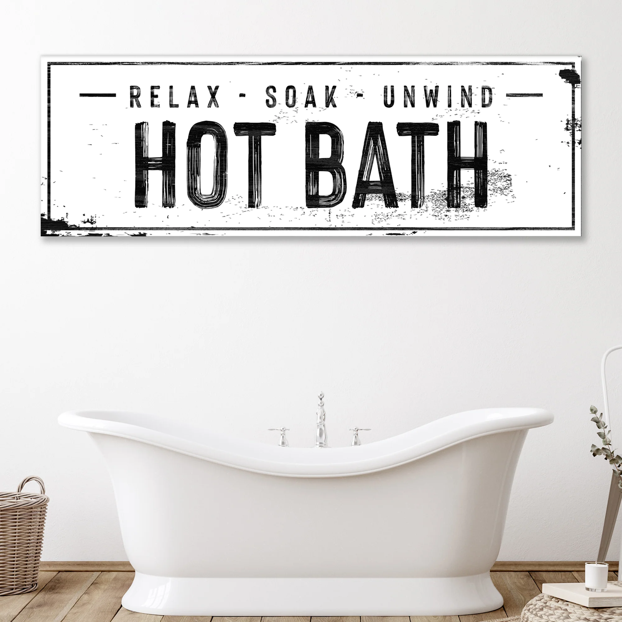Hot Bath Sign - Image 6