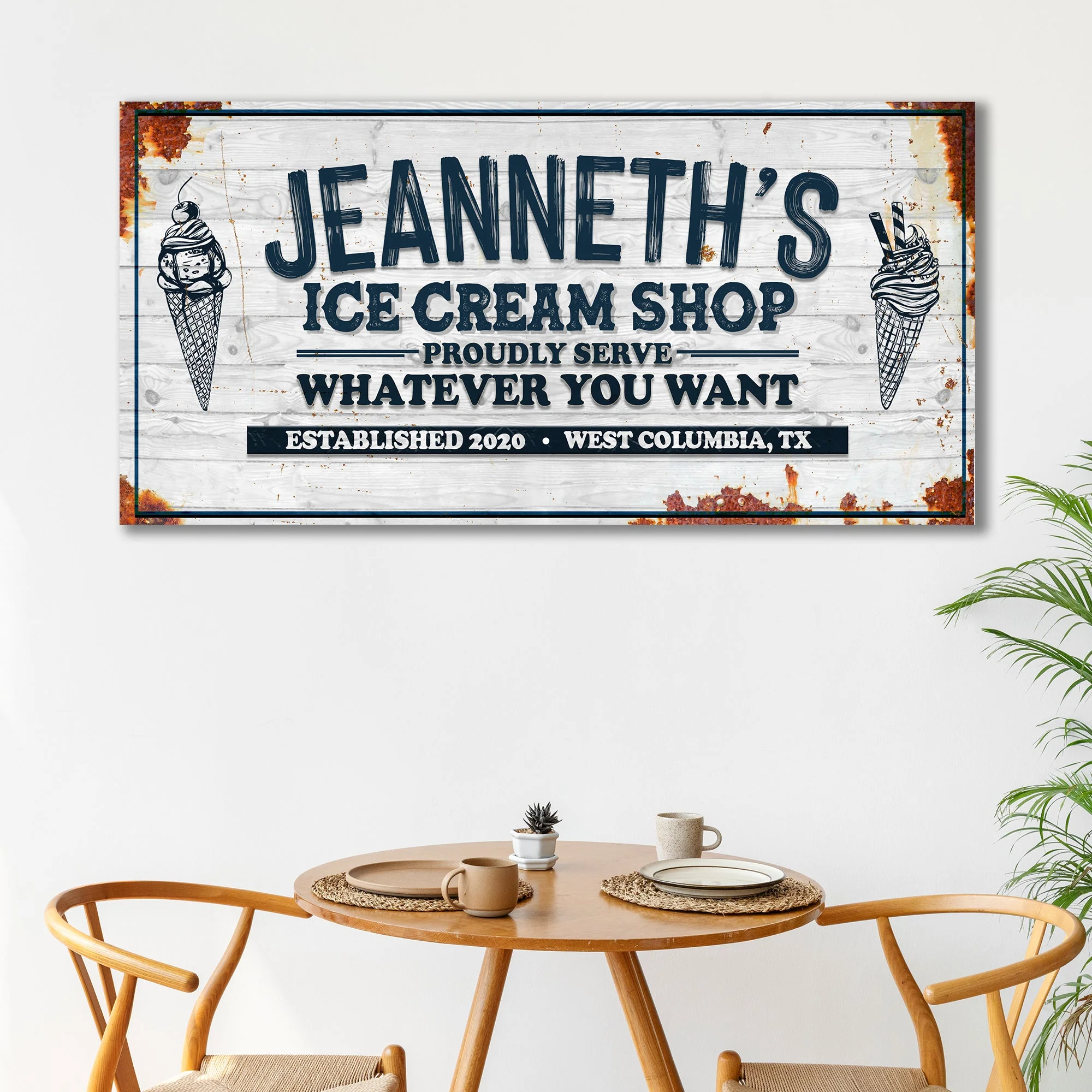 Ice Cream Shop Sign